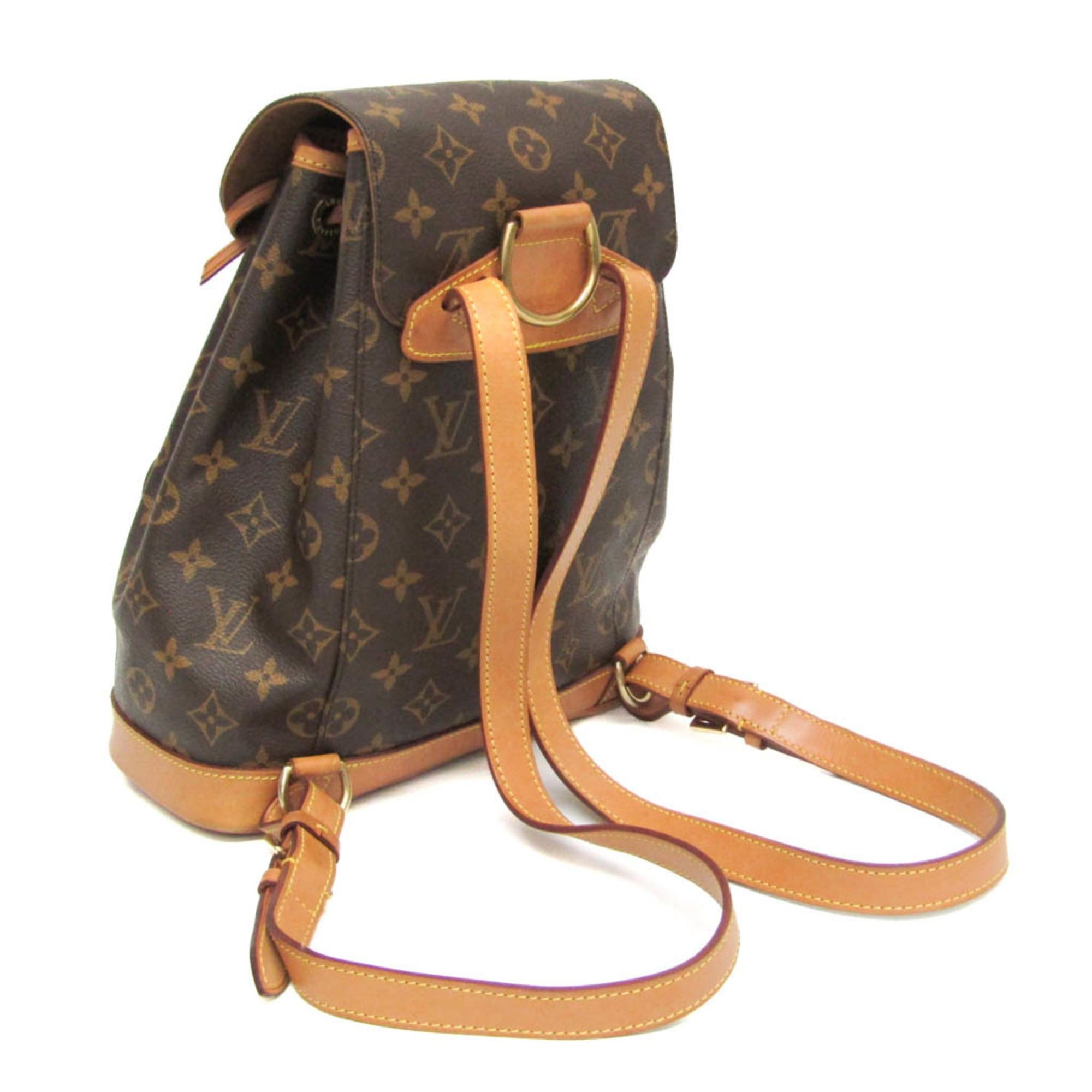 Louis Vuitton Louis Vuitton Monogram Montsouris MM M51136 Women's Backpack Brown Size ONE SIZE - 2 Thumbnail