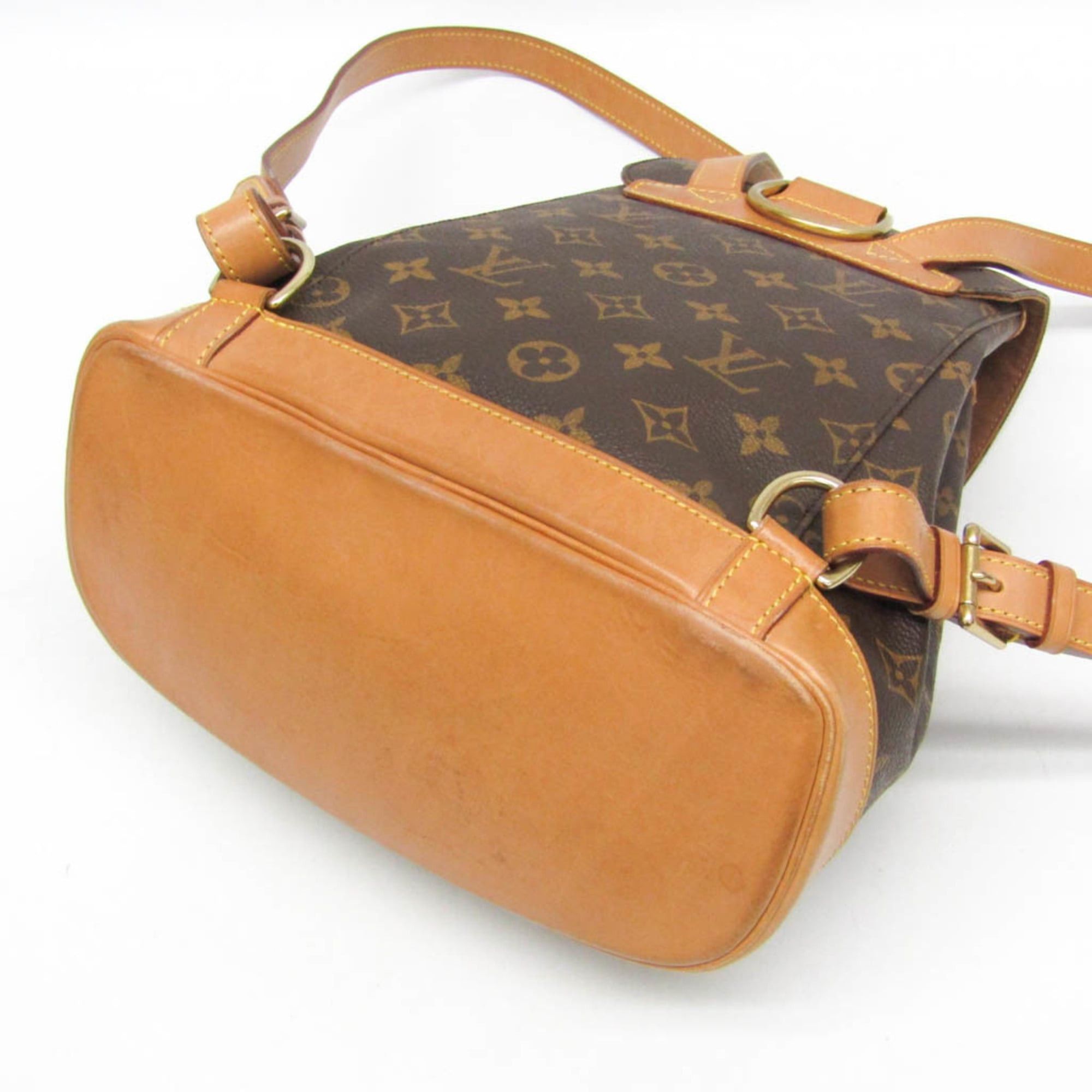 Louis Vuitton Louis Vuitton Monogram Montsouris MM M51136 Women's Backpack Brown Size ONE SIZE - 4 Thumbnail