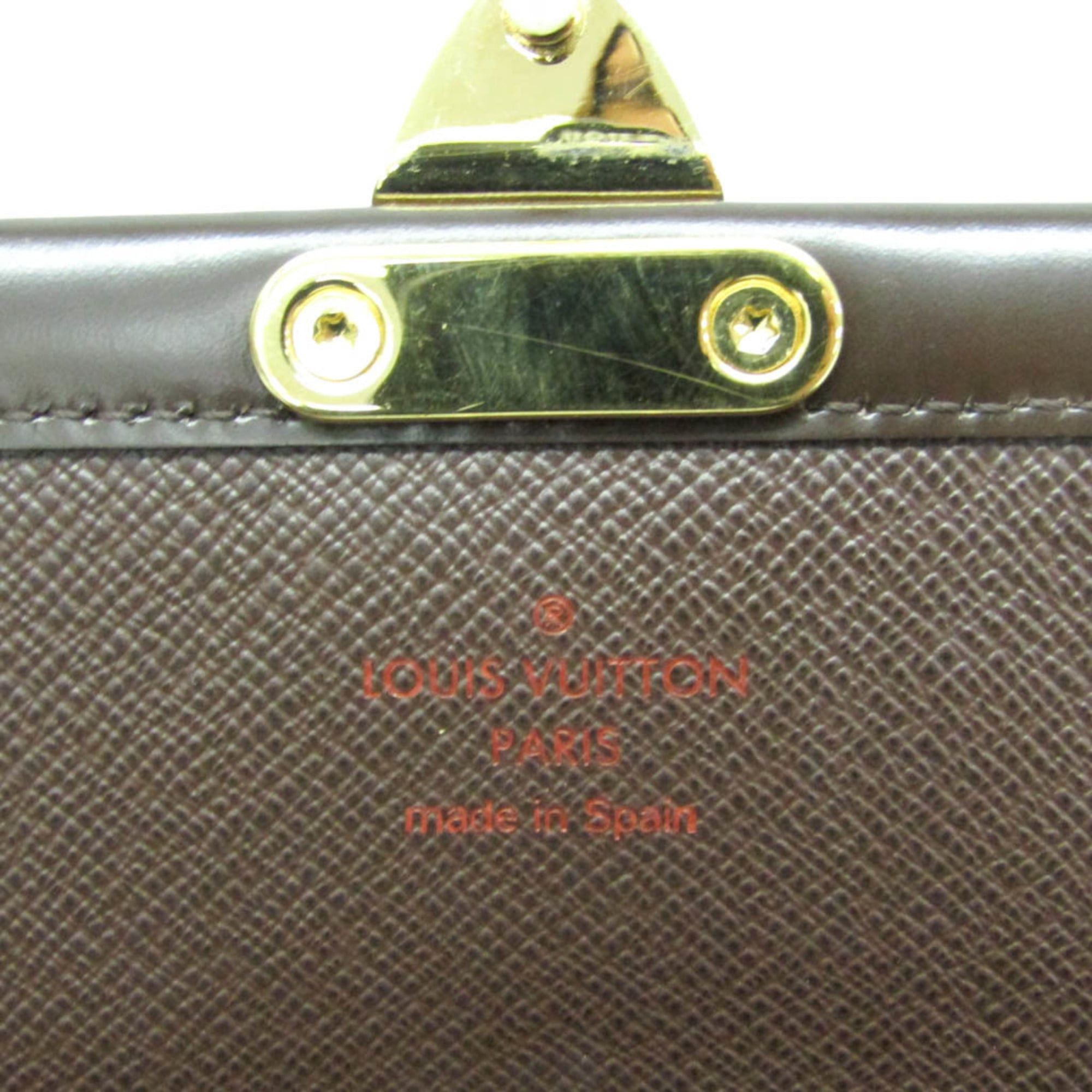 Louis Vuitton Louis Vuitton Damier Venice Wallet N60535 Men,Women Damier Canvas Long Wallet (bi-fold) Brown,Ebene Size ONE SIZE - 15 Thumbnail