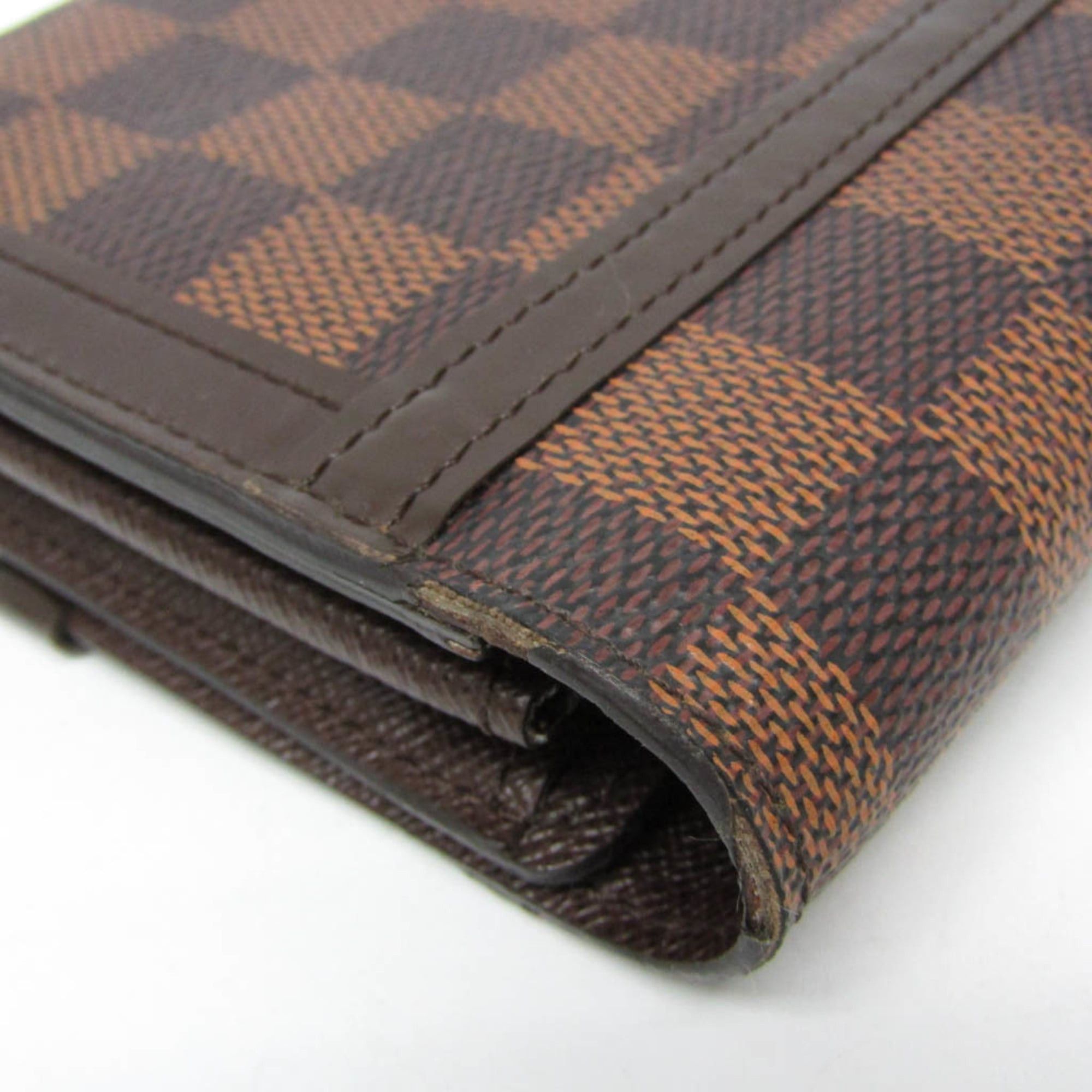 Louis Vuitton Louis Vuitton Damier Venice Wallet N60535 Men,Women Damier Canvas Long Wallet (bi-fold) Brown,Ebene Size ONE SIZE - 9 Thumbnail