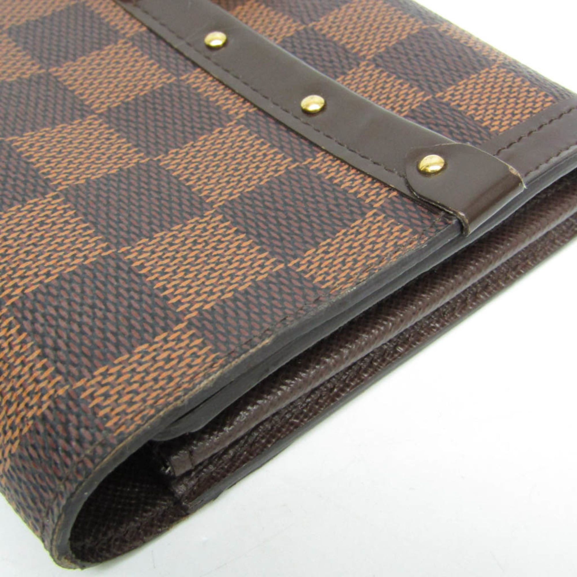Louis Vuitton Louis Vuitton Damier Venice Wallet N60535 Men,Women Damier Canvas Long Wallet (bi-fold) Brown,Ebene Size ONE SIZE - 6 Thumbnail