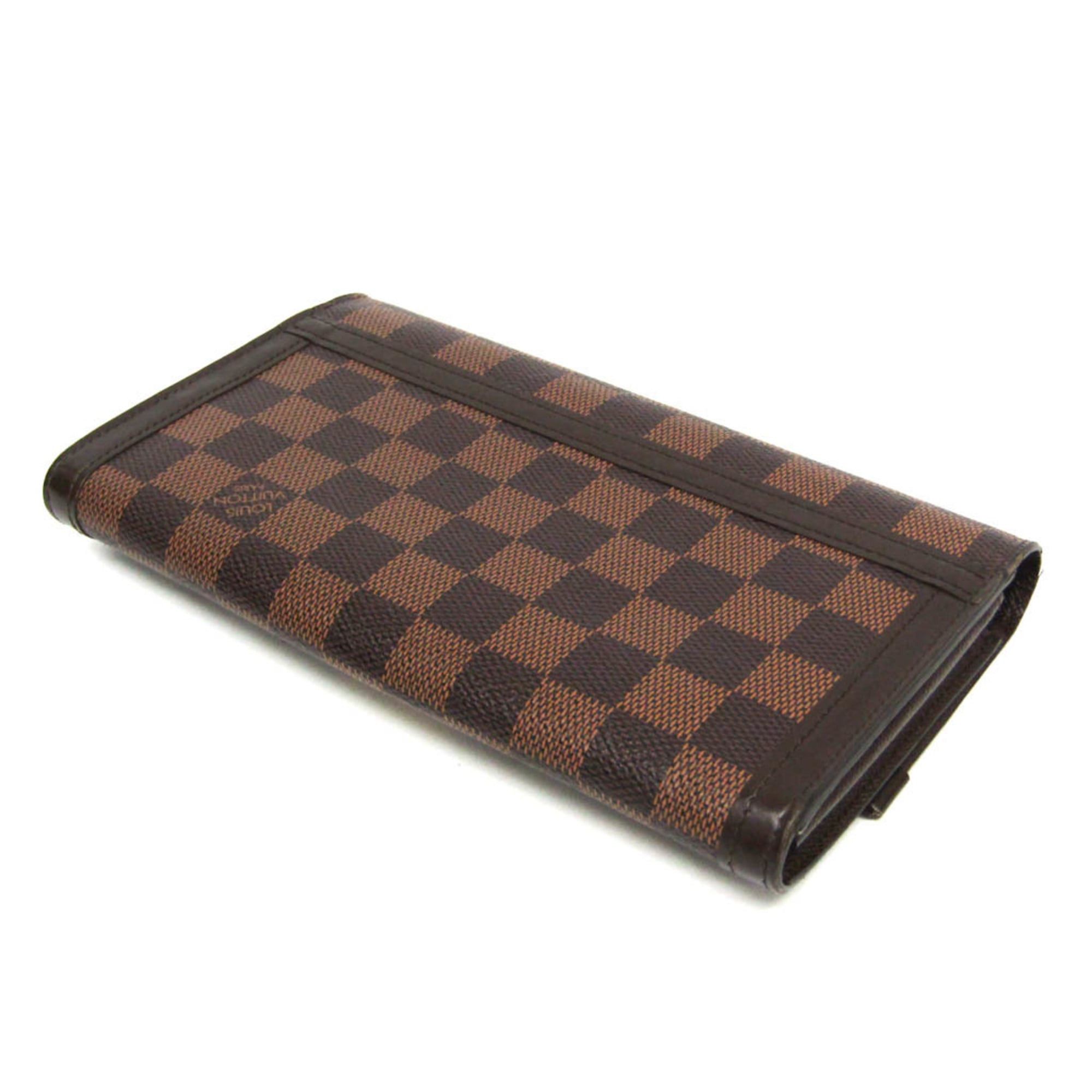 Louis Vuitton Louis Vuitton Damier Venice Wallet N60535 Men,Women Damier Canvas Long Wallet (bi-fold) Brown,Ebene Size ONE SIZE - 2 Thumbnail
