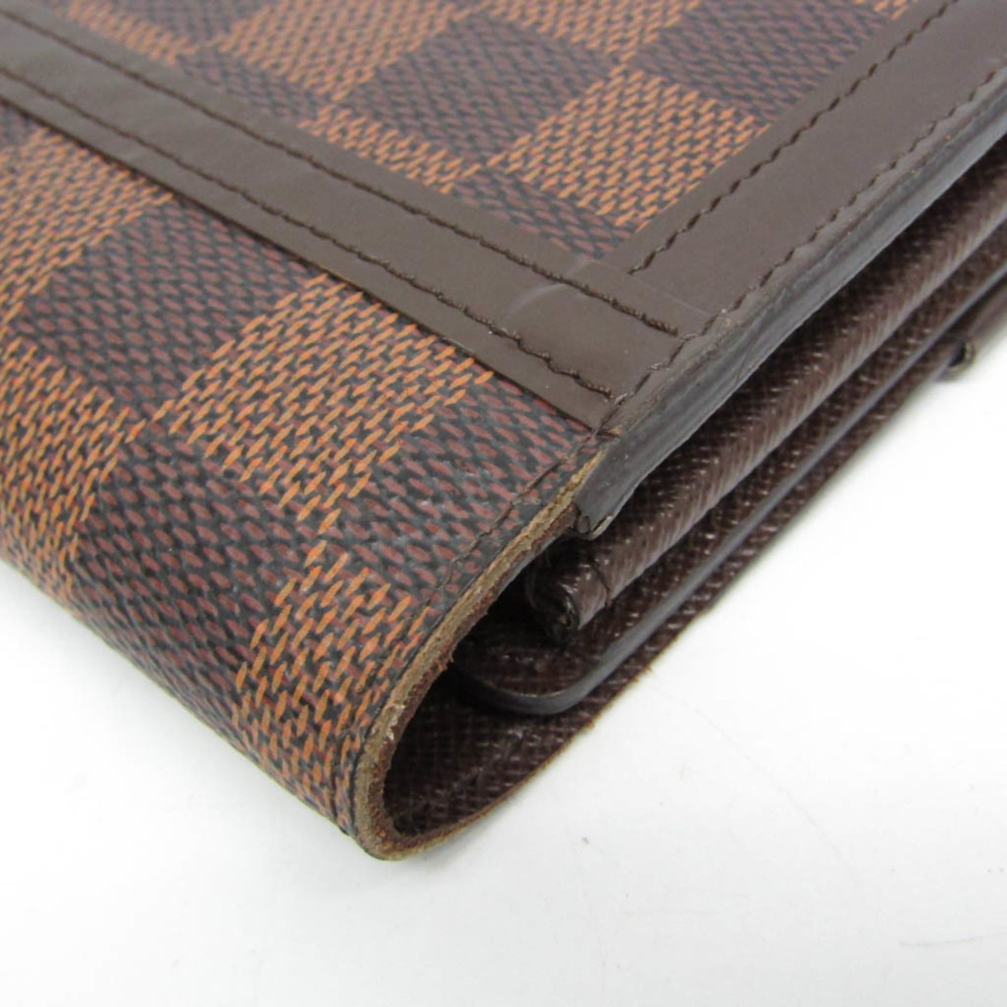 Louis Vuitton Louis Vuitton Damier Venice Wallet N60535 Men,Women Damier Canvas Long Wallet (bi-fold) Brown,Ebene Size ONE SIZE - 10 Thumbnail