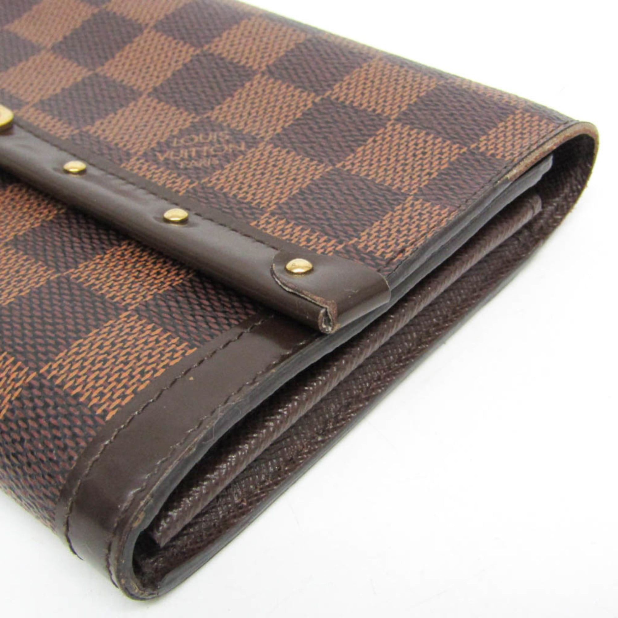 Louis Vuitton Louis Vuitton Damier Venice Wallet N60535 Men,Women Damier Canvas Long Wallet (bi-fold) Brown,Ebene Size ONE SIZE - 5 Thumbnail