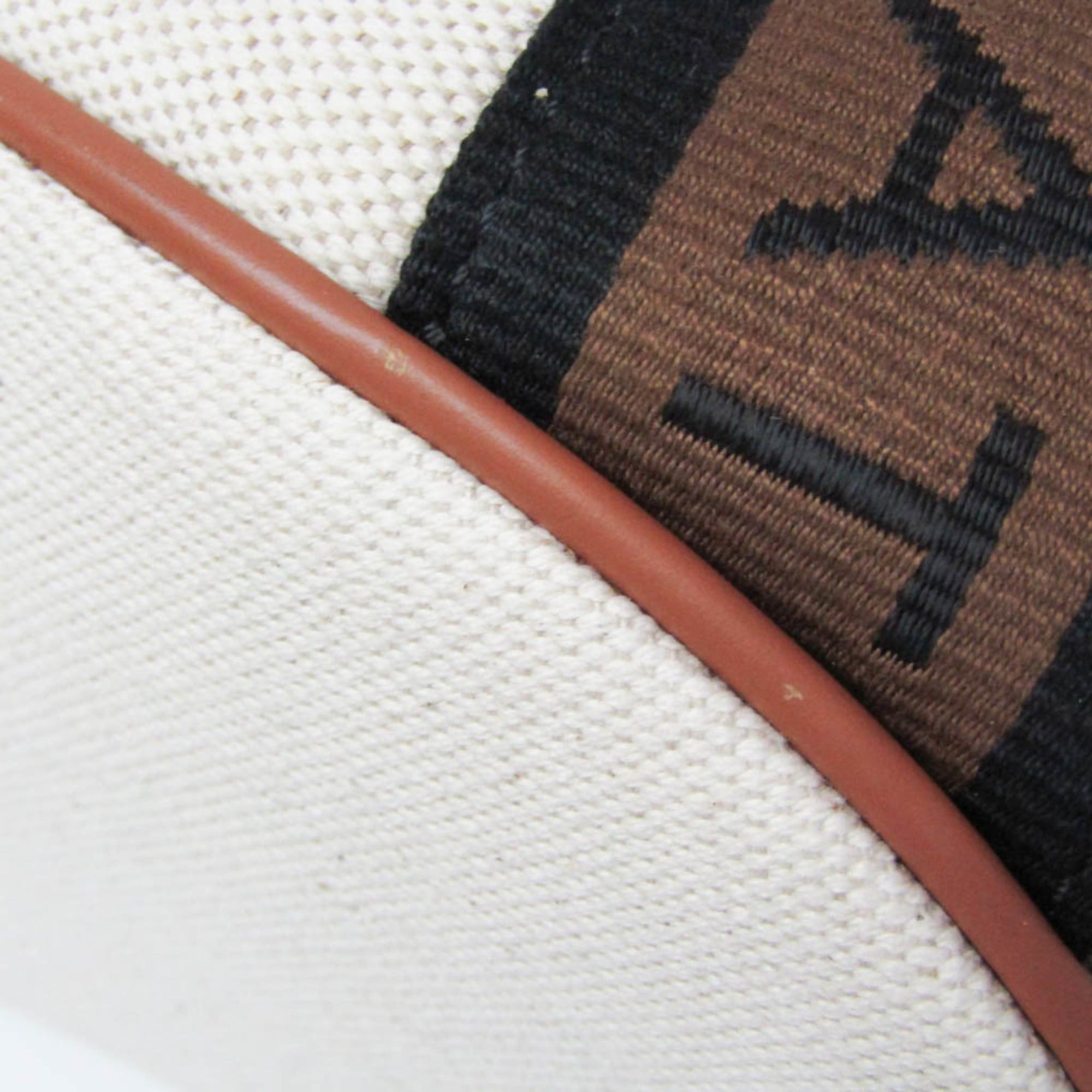 Other Moynat Women's Leather,Canvas Tote Bag Brown,Light Beige Size ONE SIZE - 4 Thumbnail