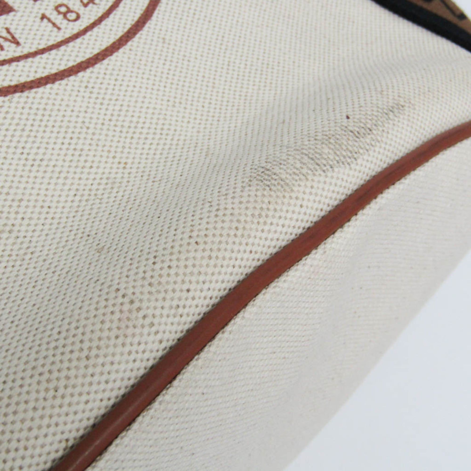 Other Moynat Women's Leather,Canvas Tote Bag Brown,Light Beige Size ONE SIZE - 5 Thumbnail