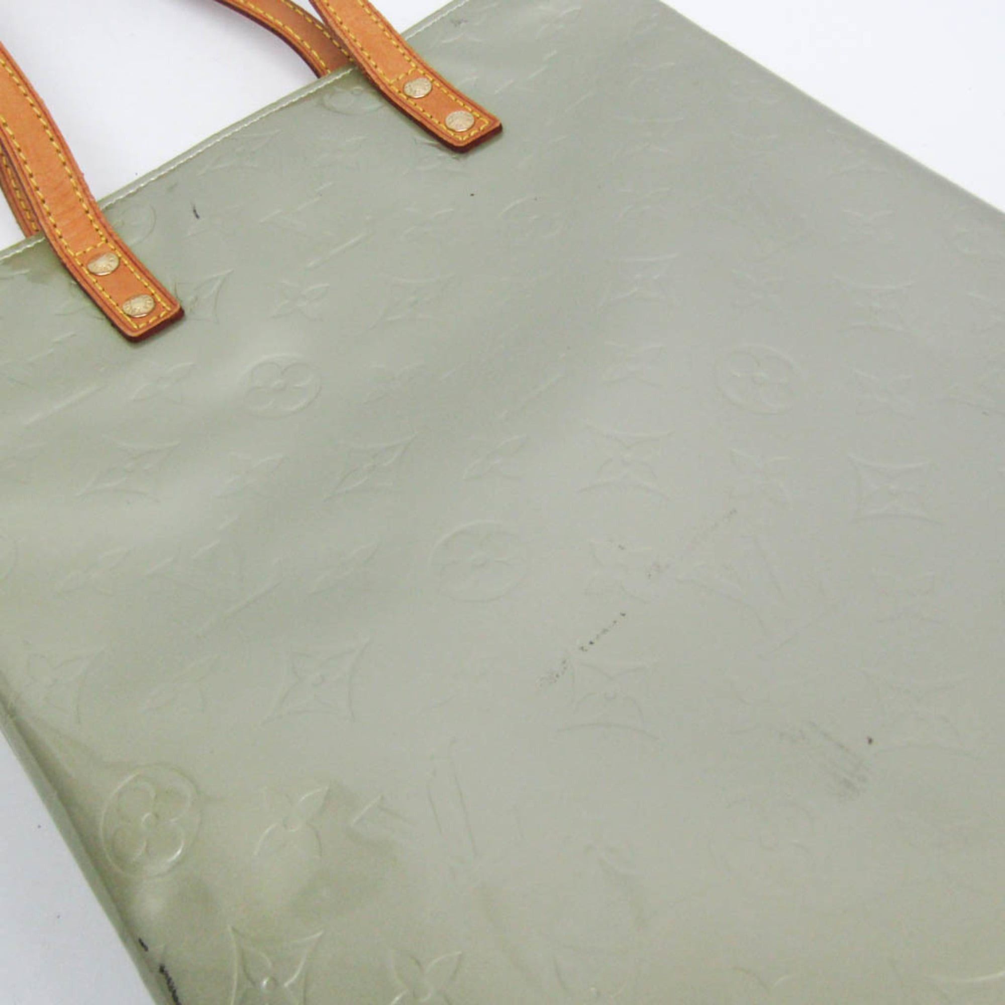 Louis Vuitton Louis Vuitton Monogram Vernis Reade MM M91142 Women's Tote Bag Gris Size ONE SIZE - 4 Thumbnail