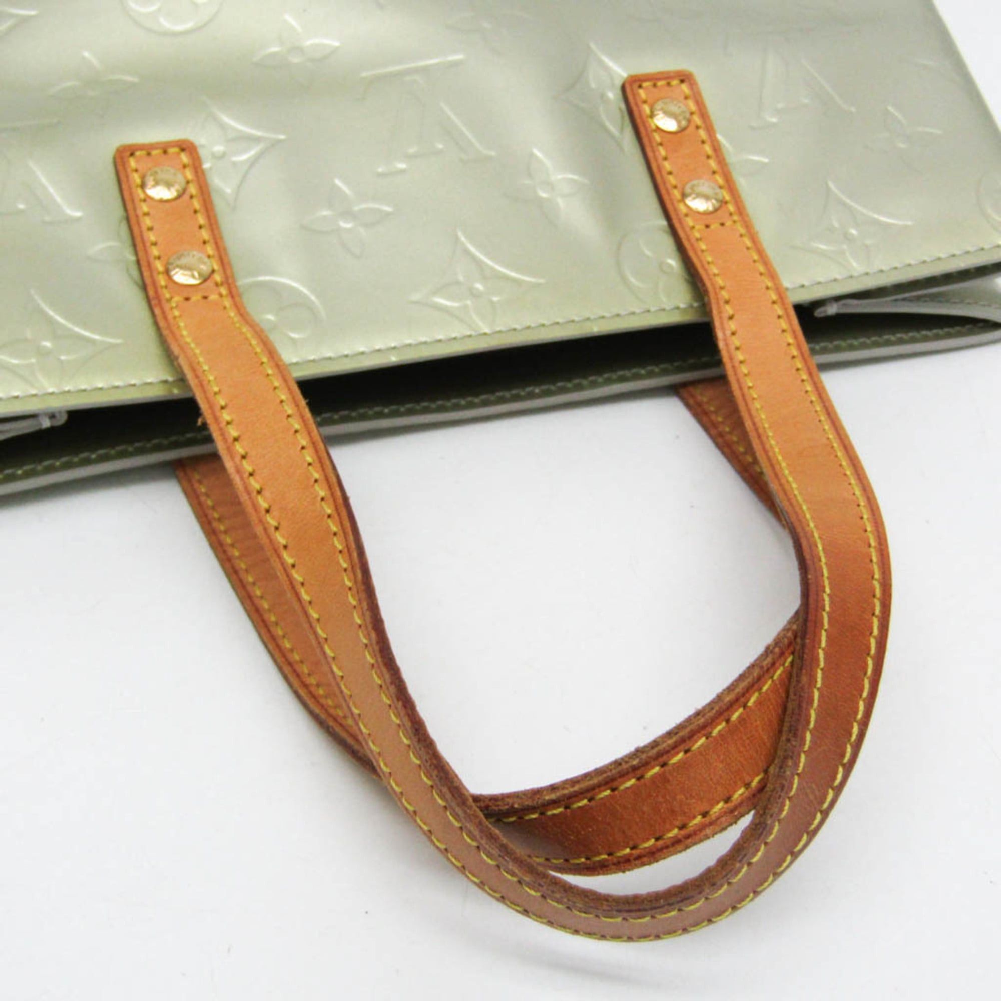 Louis Vuitton Louis Vuitton Monogram Vernis Reade MM M91142 Women's Tote Bag Gris Size ONE SIZE - 12 Thumbnail