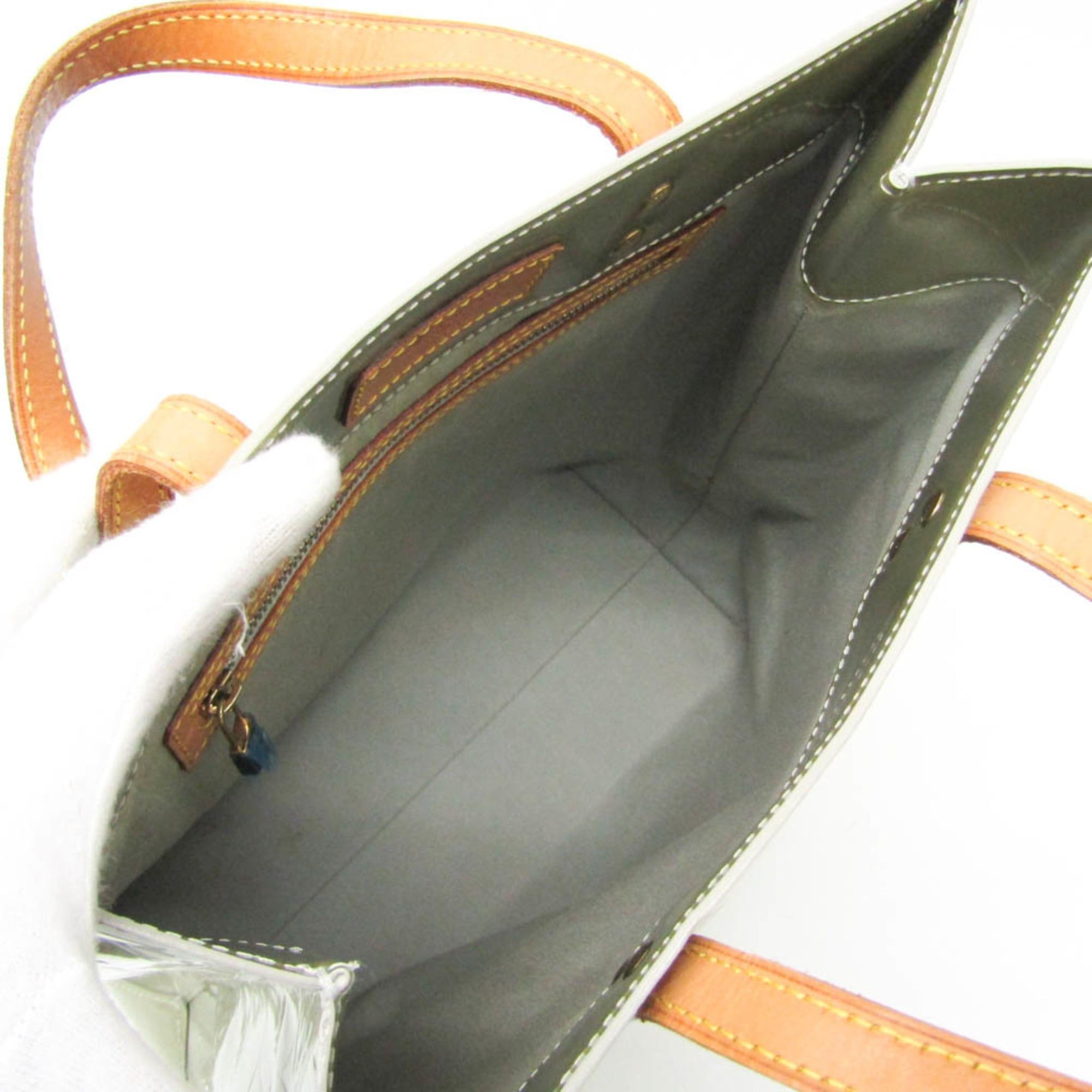 Louis Vuitton Louis Vuitton Monogram Vernis Reade MM M91142 Women's Tote Bag Gris Size ONE SIZE - 3 Thumbnail