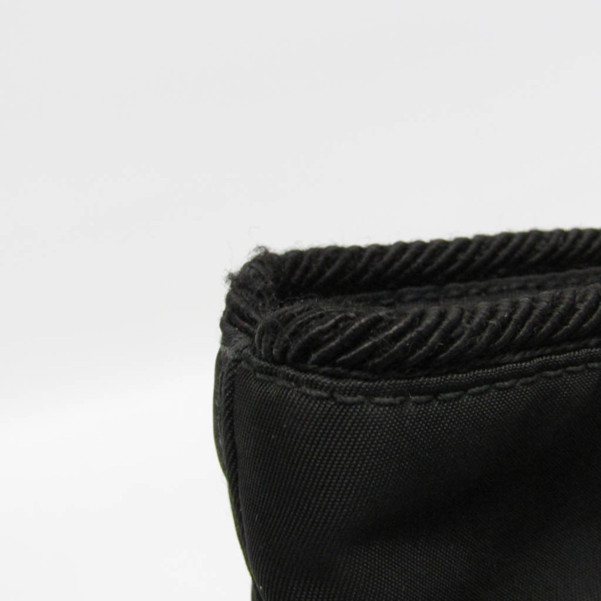 Prada Prada TESSUTO Ribbon Tote Women's Nylon Tote Bag Black Size ONE SIZE - 11 Thumbnail