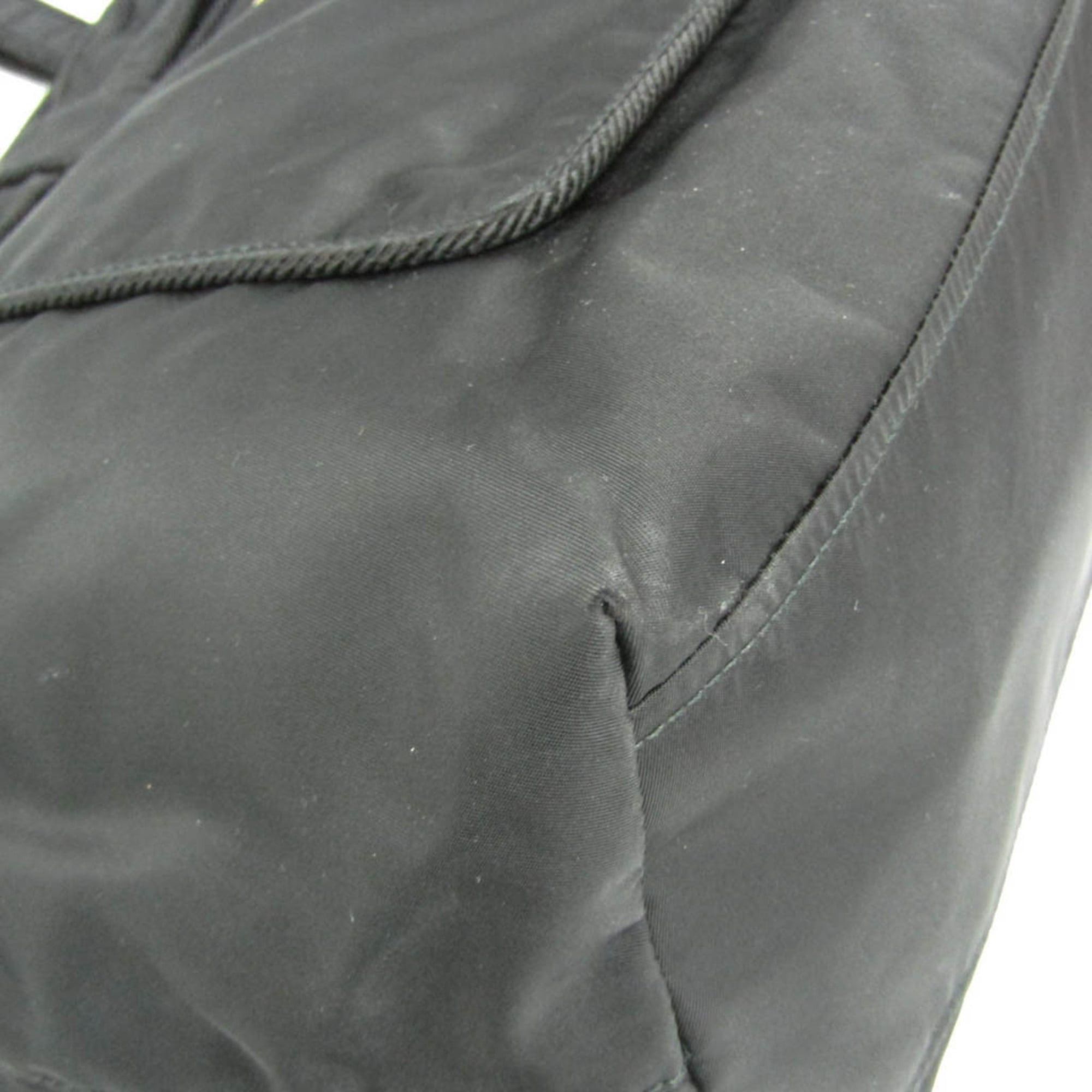 Prada Prada TESSUTO Ribbon Tote Women's Nylon Tote Bag Black Size ONE SIZE - 7 Thumbnail