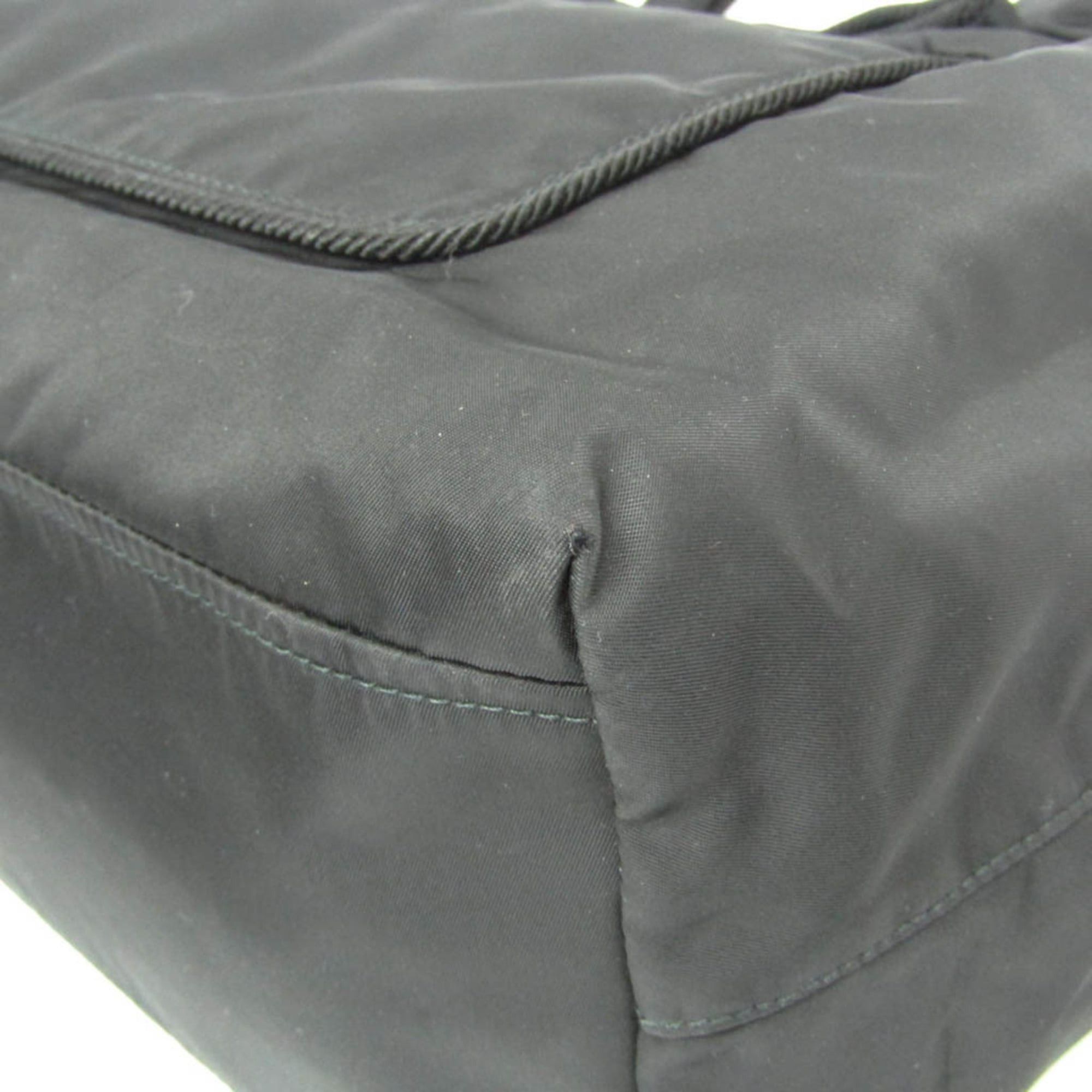 Prada Prada TESSUTO Ribbon Tote Women's Nylon Tote Bag Black Size ONE SIZE - 6 Thumbnail