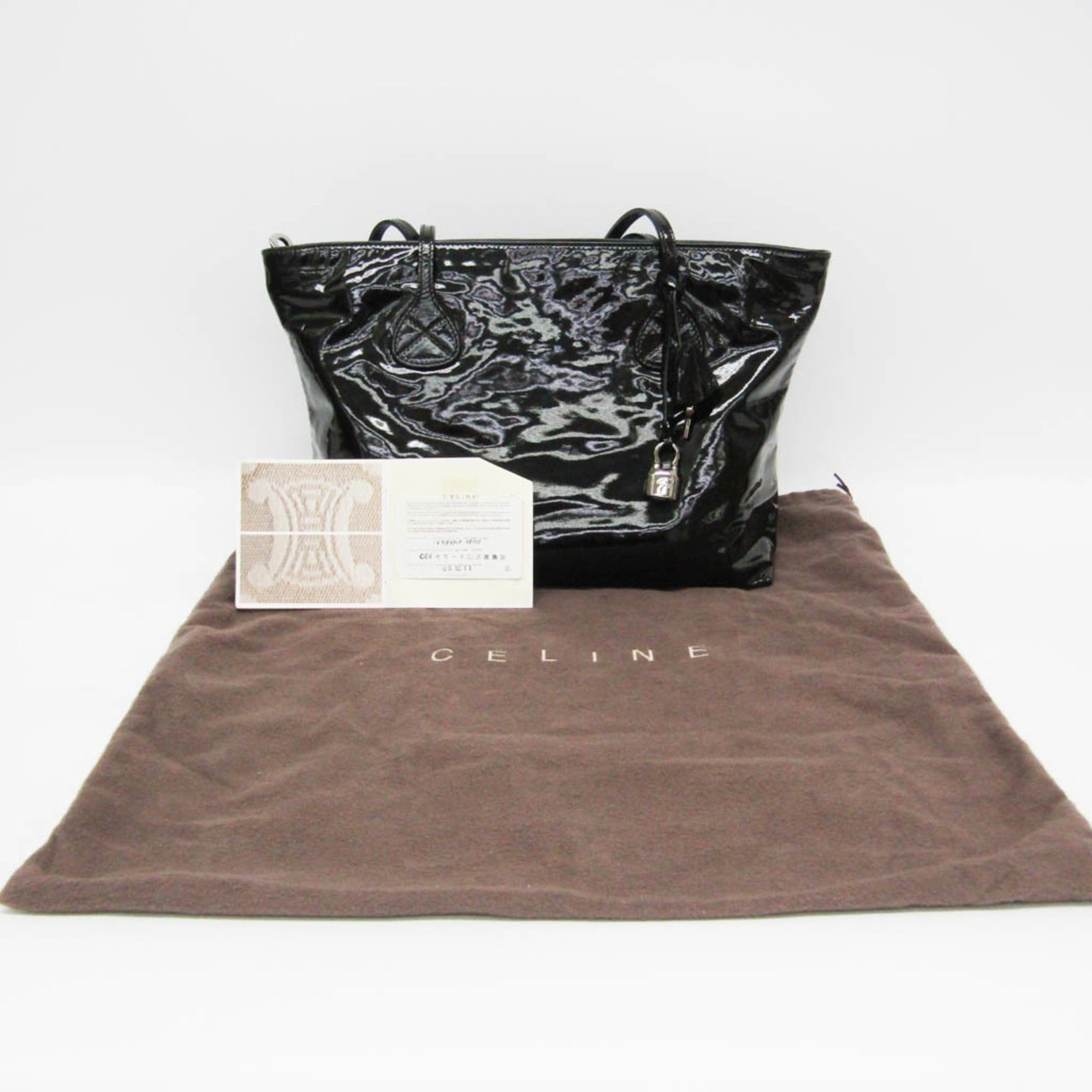 Celine Celine Women's Leather Shoulder Bag,Tote Bag Black Size ONE SIZE - 2 Thumbnail