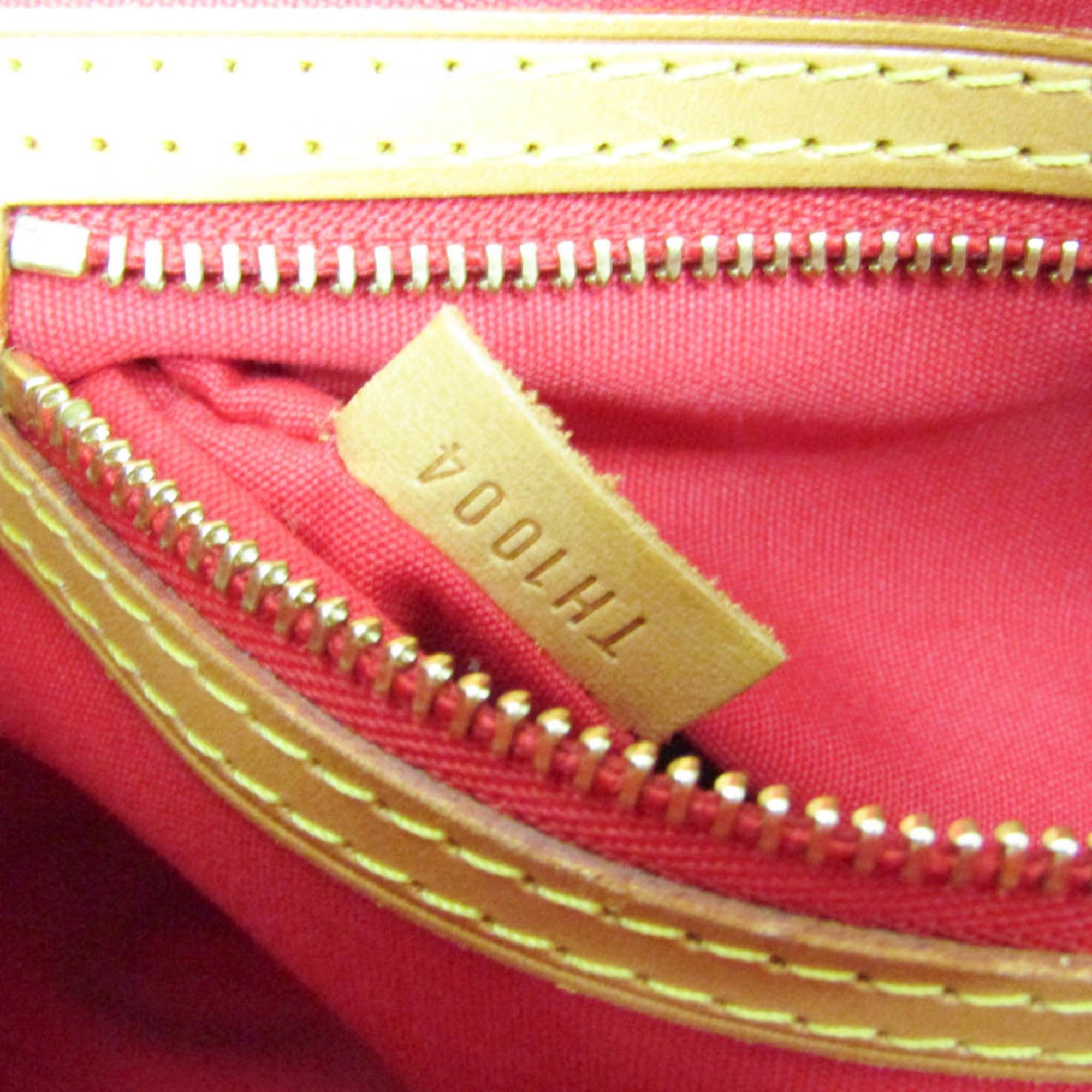 Louis Vuitton Louis Vuitton Monogram Vernis Reade PM M91088 Women's Handbag Rouge Size ONE SIZE - 17 Thumbnail