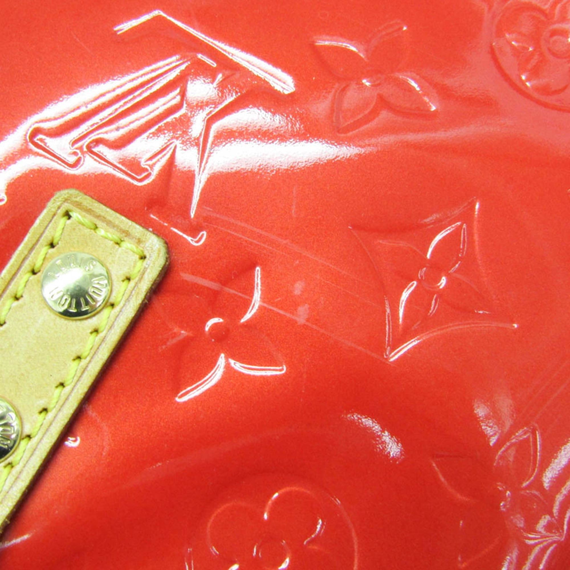 Louis Vuitton Louis Vuitton Monogram Vernis Reade PM M91088 Women's Handbag Rouge Size ONE SIZE - 6 Thumbnail