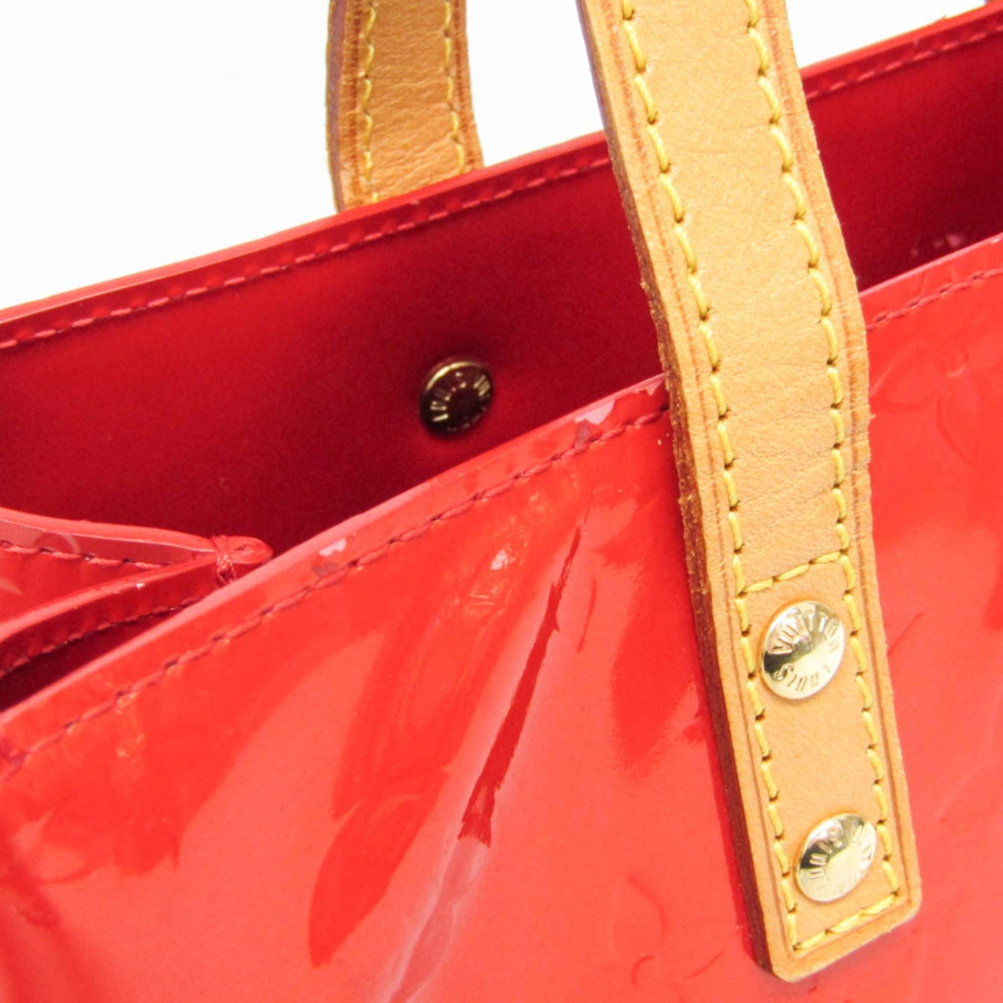 Louis Vuitton Louis Vuitton Monogram Vernis Reade PM M91088 Women's Handbag Rouge Size ONE SIZE - 8 Thumbnail