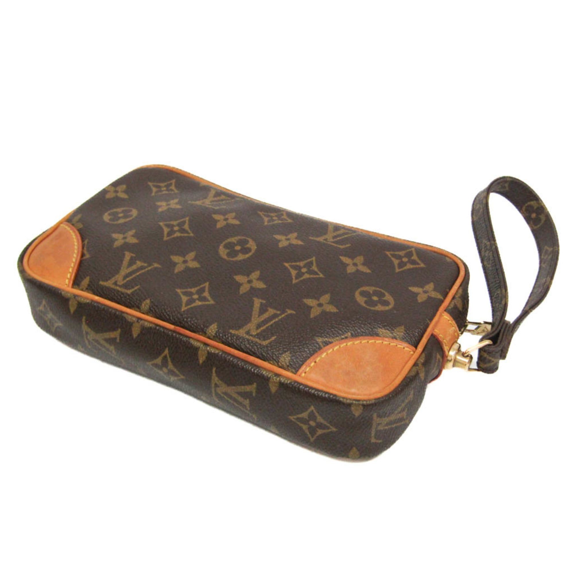 Louis Vuitton Louis Vuitton Monogram Marly Dragonne PM M51827 Women,Men Clutch Bag Brown Size ONE SIZE - 2 Thumbnail