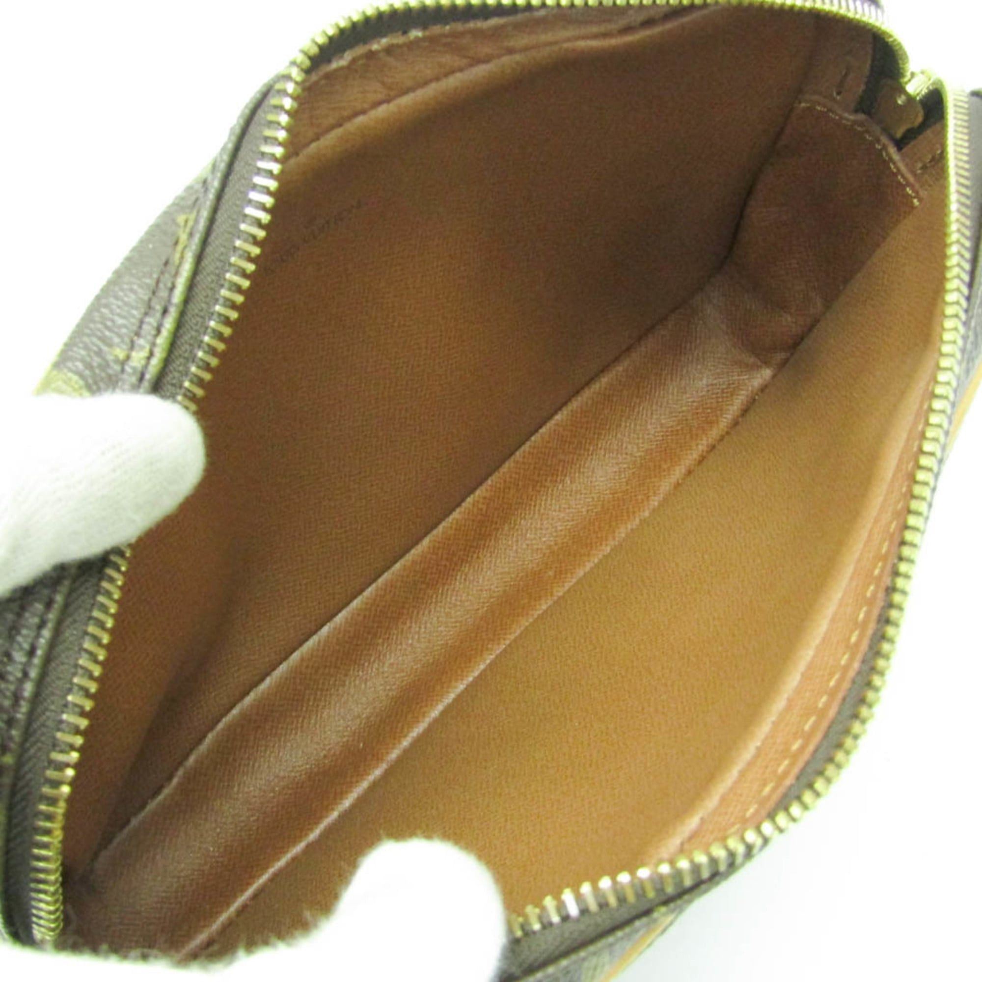 Louis Vuitton Louis Vuitton Monogram Marly Dragonne PM M51827 Women,Men Clutch Bag Brown Size ONE SIZE - 3 Thumbnail