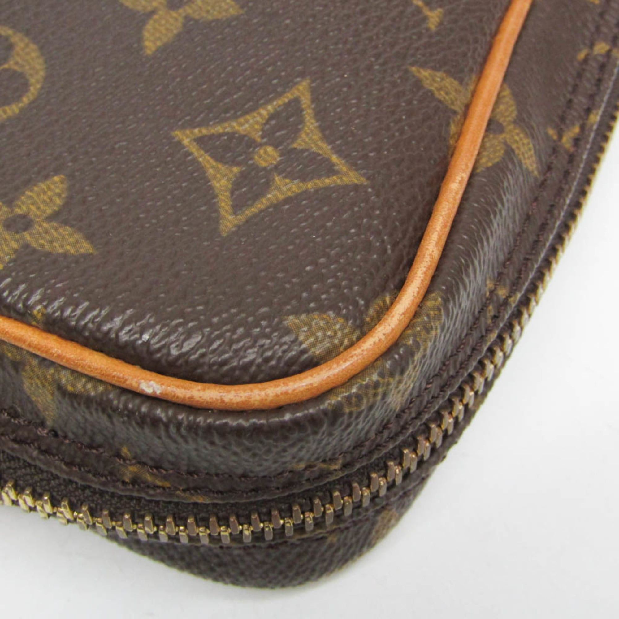 Louis Vuitton Louis Vuitton Monogram Marly Dragonne PM M51827 Women,Men Clutch Bag Brown Size ONE SIZE - 7 Thumbnail