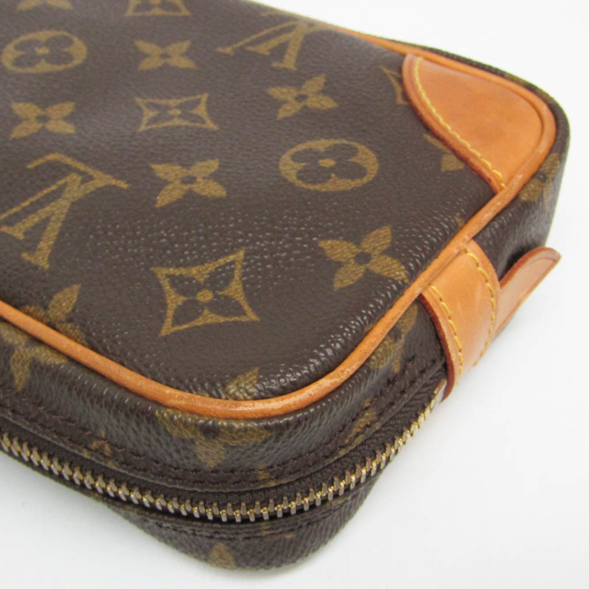 Louis Vuitton Louis Vuitton Monogram Marly Dragonne PM M51827 Women,Men Clutch Bag Brown Size ONE SIZE - 4 Thumbnail