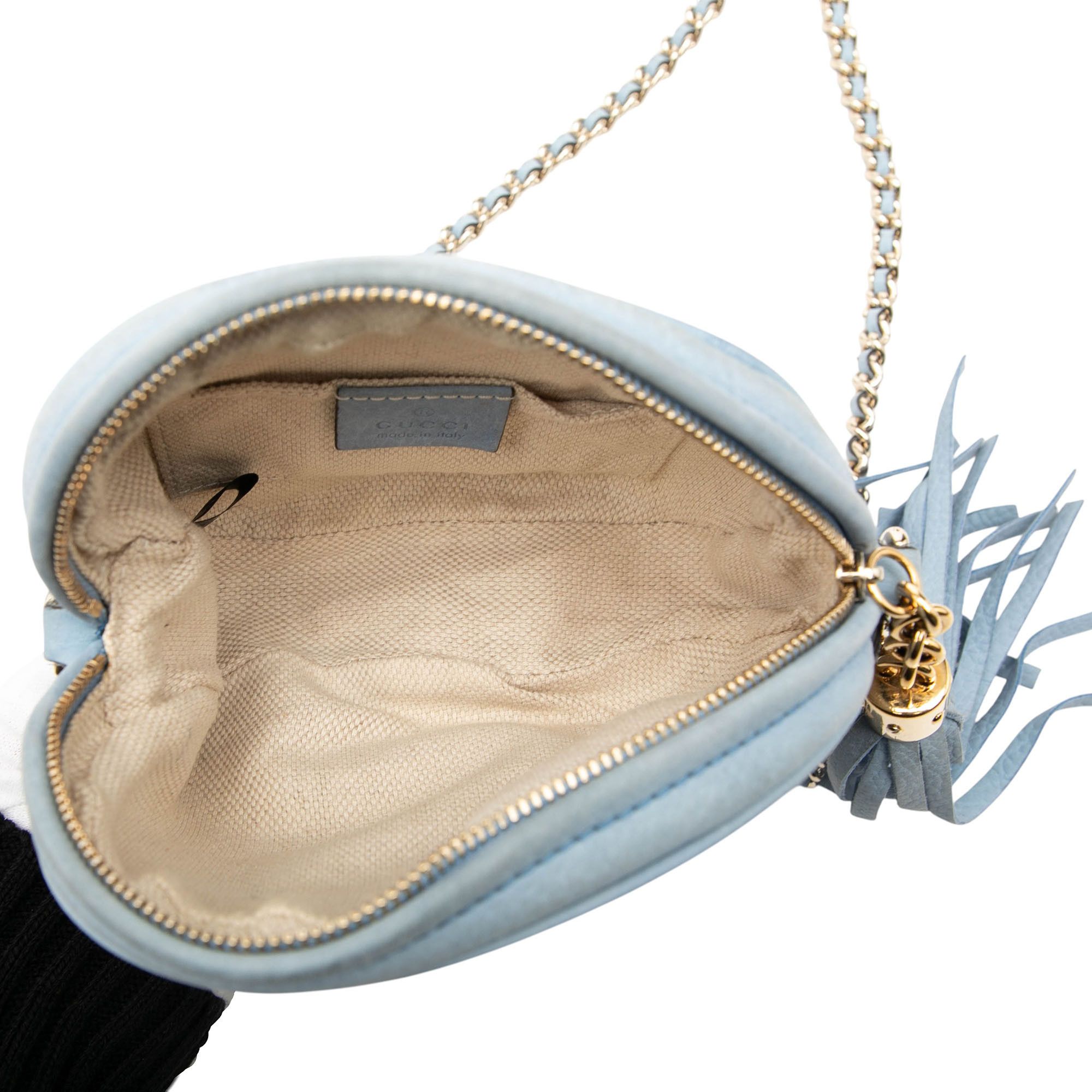 Gucci Gucci Mini Nubuck Soho Chain Crossbody Size ONE SIZE - 4 Thumbnail
