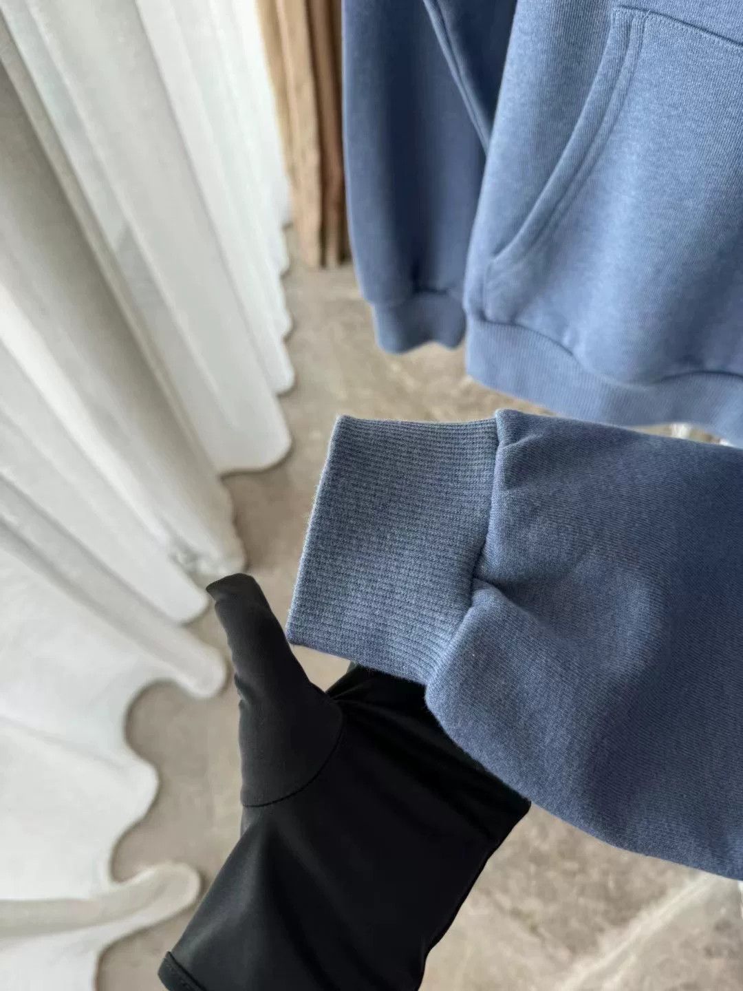 Celine Celine Letter Hoodie in Blue Size US S / EU 44-46 / 1 - 4 Thumbnail
