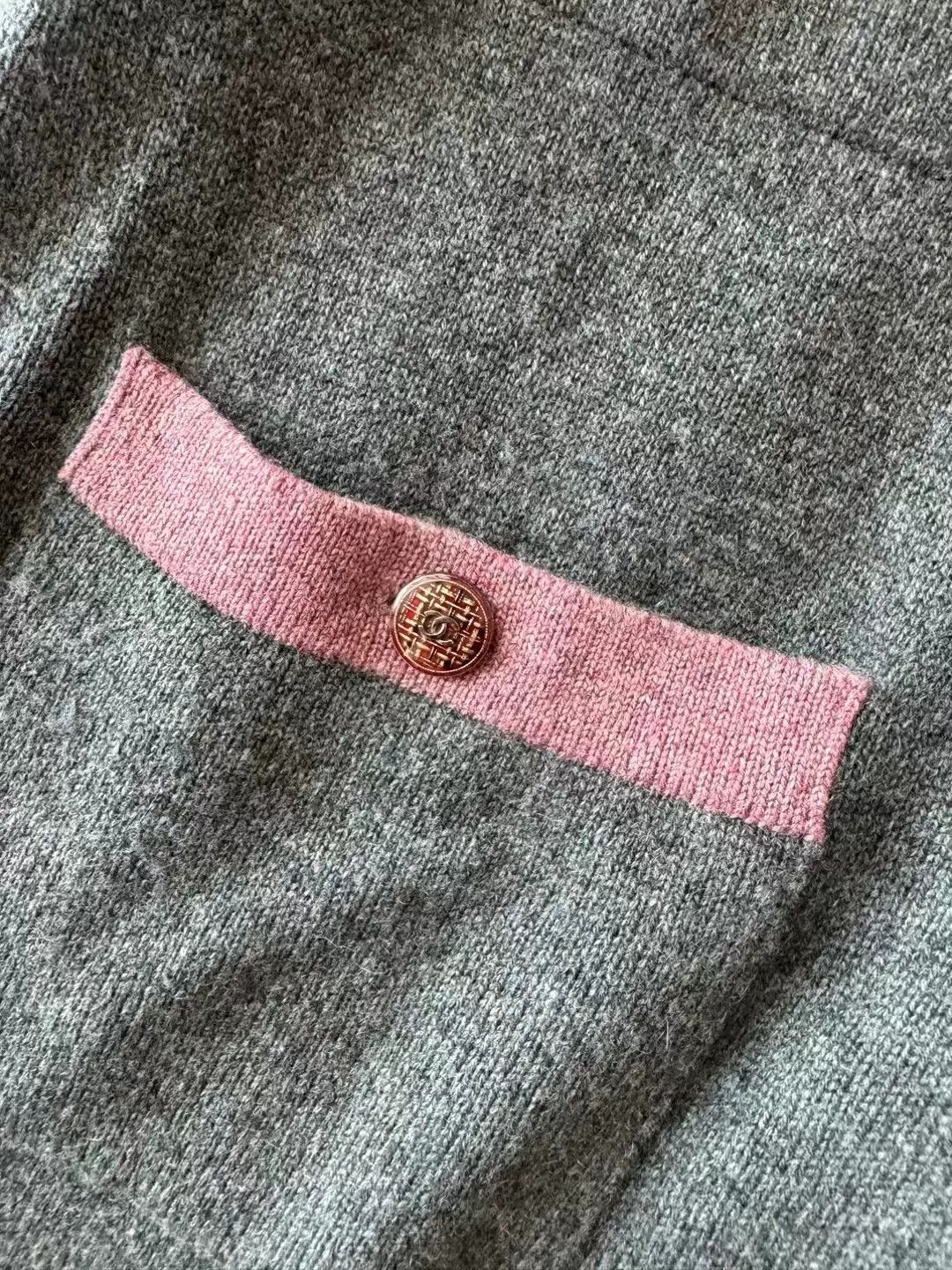 Chanel Chanel Multicolor Cashmere Cardigan Size L / US 10 / IT 46 - 8 Thumbnail