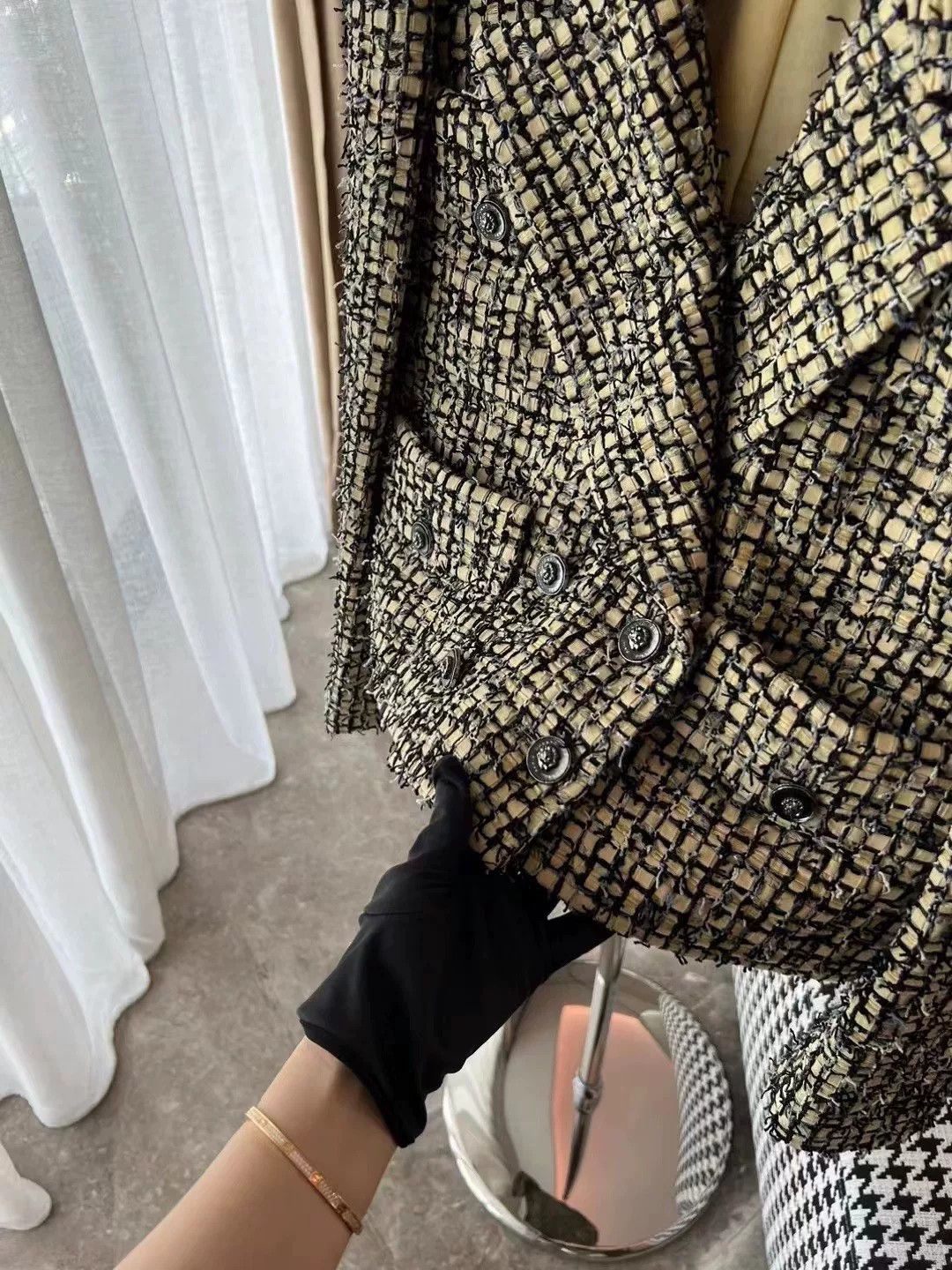 Chanel Chanel Spring Summer Woven Jacket Size XS / US 0-2 / IT 36-38 - 2 Thumbnail