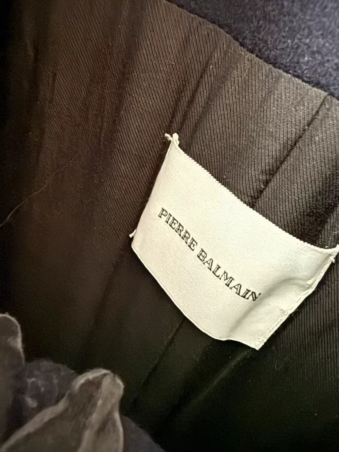 Balmain Balmain Wool Coat for Sale Size XS / US 0-2 / IT 36-38 - 3 Thumbnail