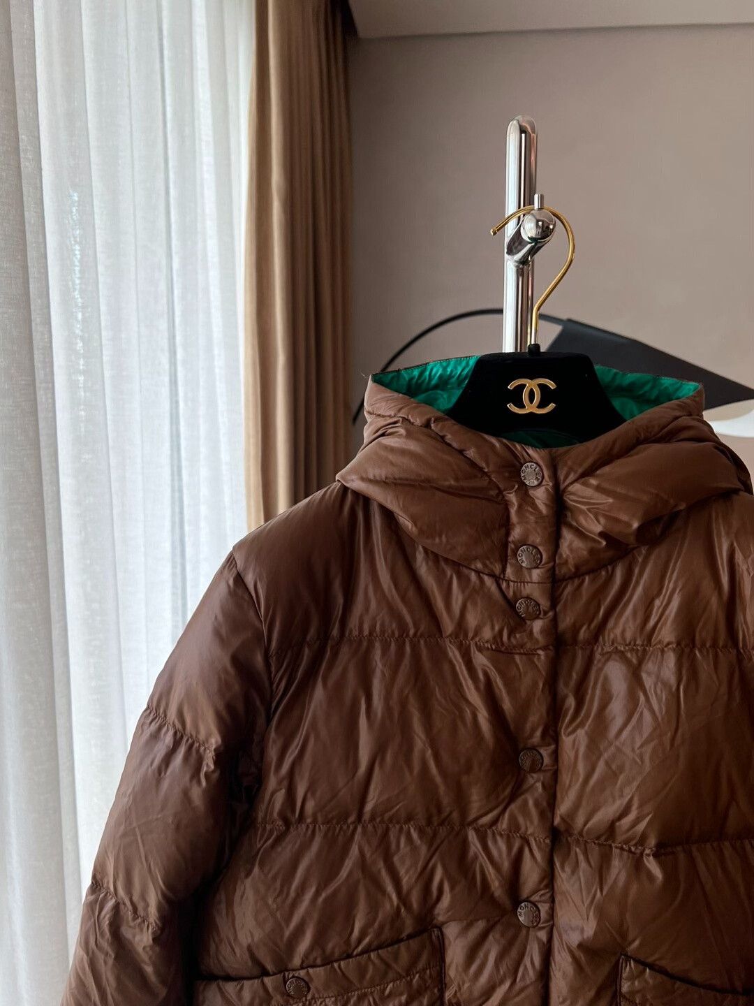 Moncler Moncler Bardanette Brown Puffer Jacket Size US M / EU 48-50 / 2 - 3 Thumbnail