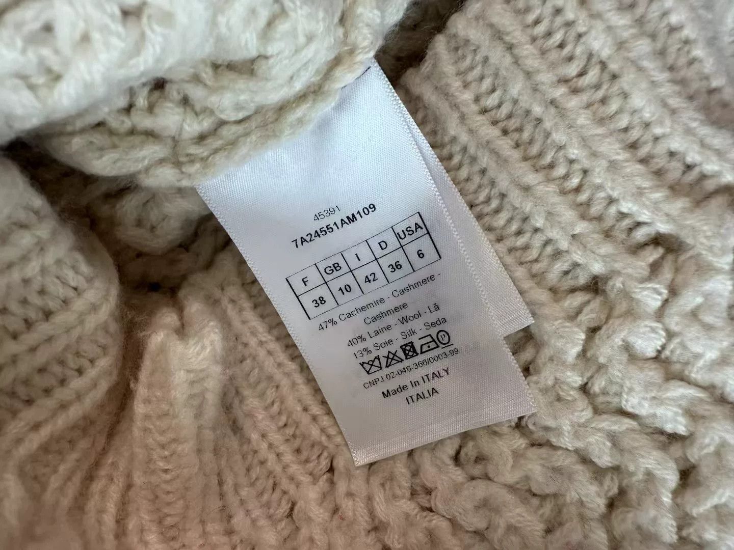Dior Dior Cashmere Knit Sweater Size S / US 4 / IT 40 - 5 Thumbnail