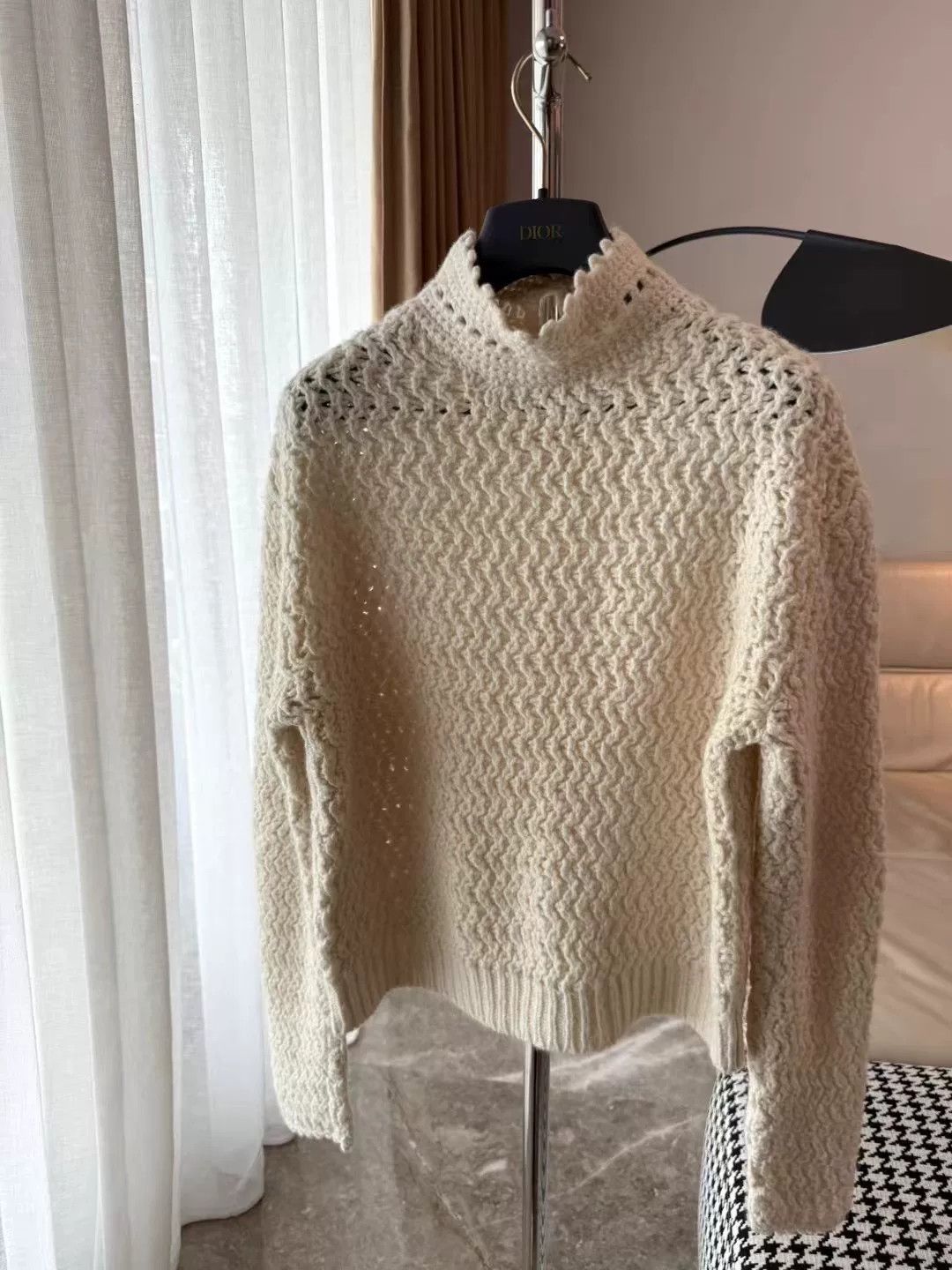 Dior Dior Cashmere Knit Sweater Size S / US 4 / IT 40 - 3 Thumbnail