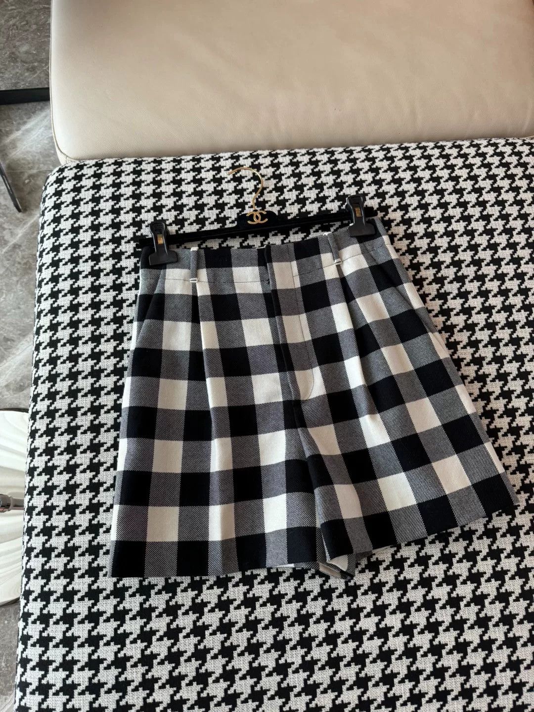 Dior Dior Checkered Shorts for Women Size 34" / US 12 / IT 48 - 8 Thumbnail