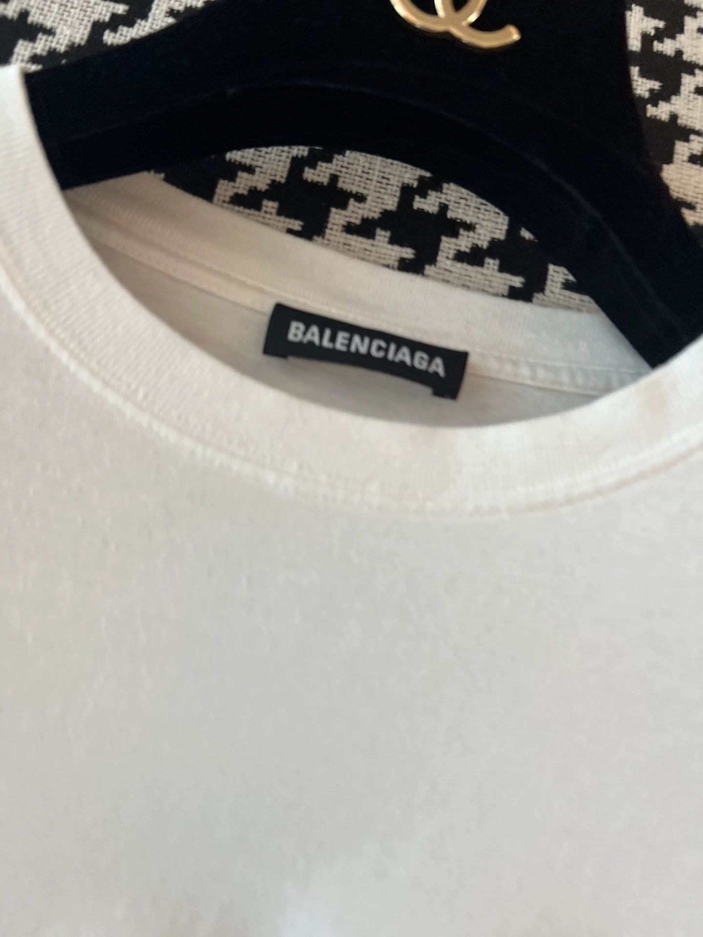 Balenciaga Balenciaga White Logo T-Shirt XS Size Size US XS / EU 42 / 0 - 3 Thumbnail