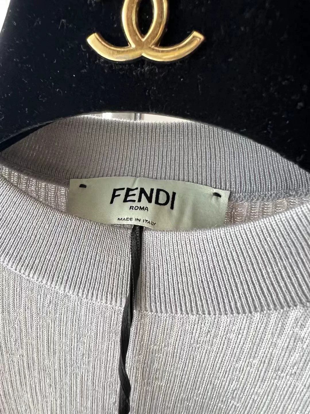 Fendi Fendi FF Pattern Knit Sweater Size S / US 4 / IT 40 - 2 Thumbnail