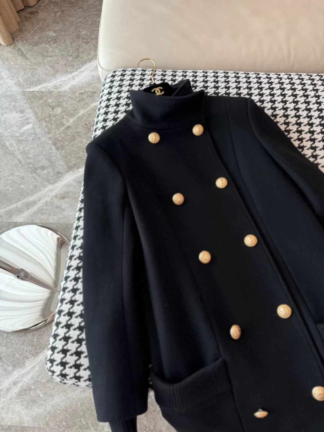 Balmain Balmain Double-Breasted Wool Coat Size XS / US 0-2 / IT 36-38 - 4 Thumbnail