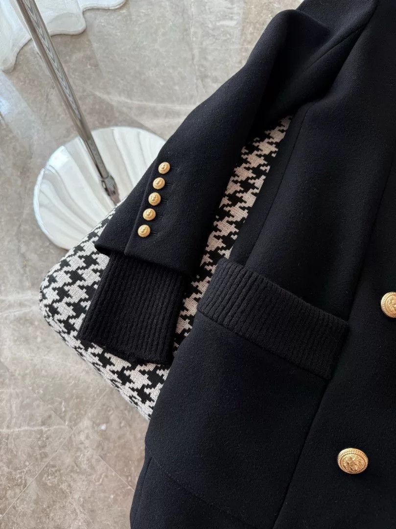 Balmain Balmain Double-Breasted Wool Coat Size XS / US 0-2 / IT 36-38 - 5 Thumbnail
