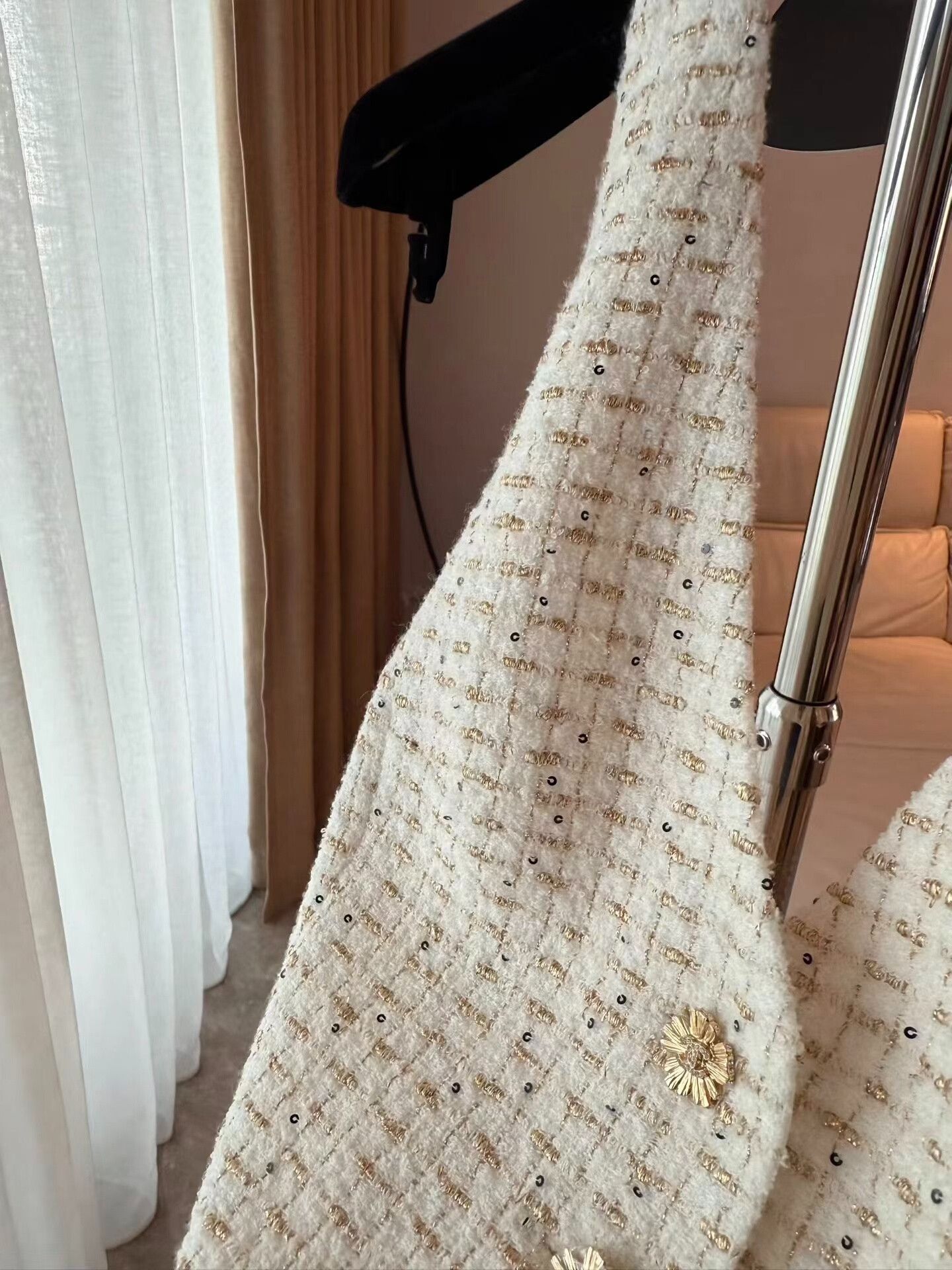Chanel Chanel Woven Vest with Gold Accents Size XS / US 0-2 / IT 36-38 - 3 Thumbnail