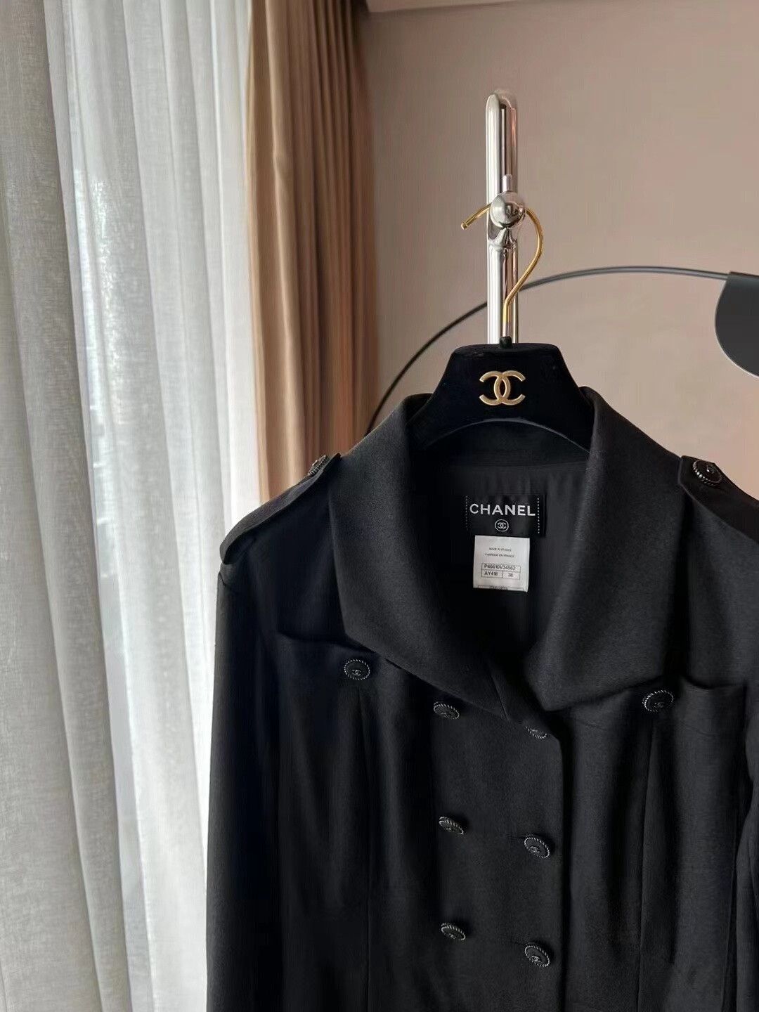 Chanel Chanel Double-Breasted Coat for Women Size XS / US 0-2 / IT 36-38 - 3 Thumbnail