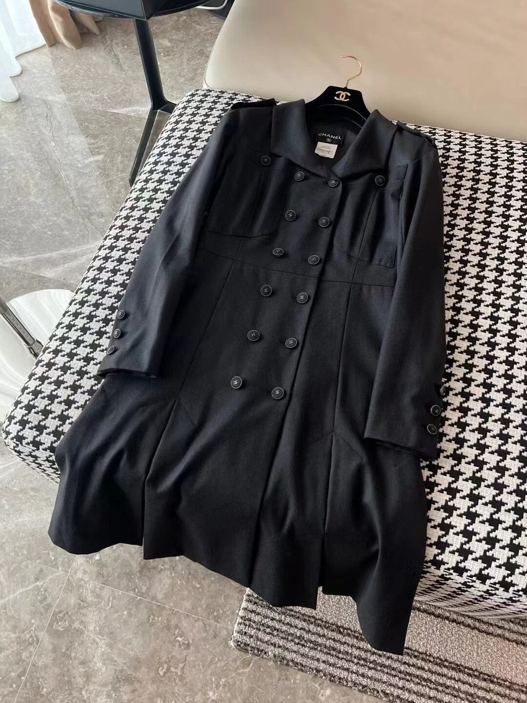Chanel Chanel Double-Breasted Coat for Women Size XS / US 0-2 / IT 36-38 - 7 Thumbnail