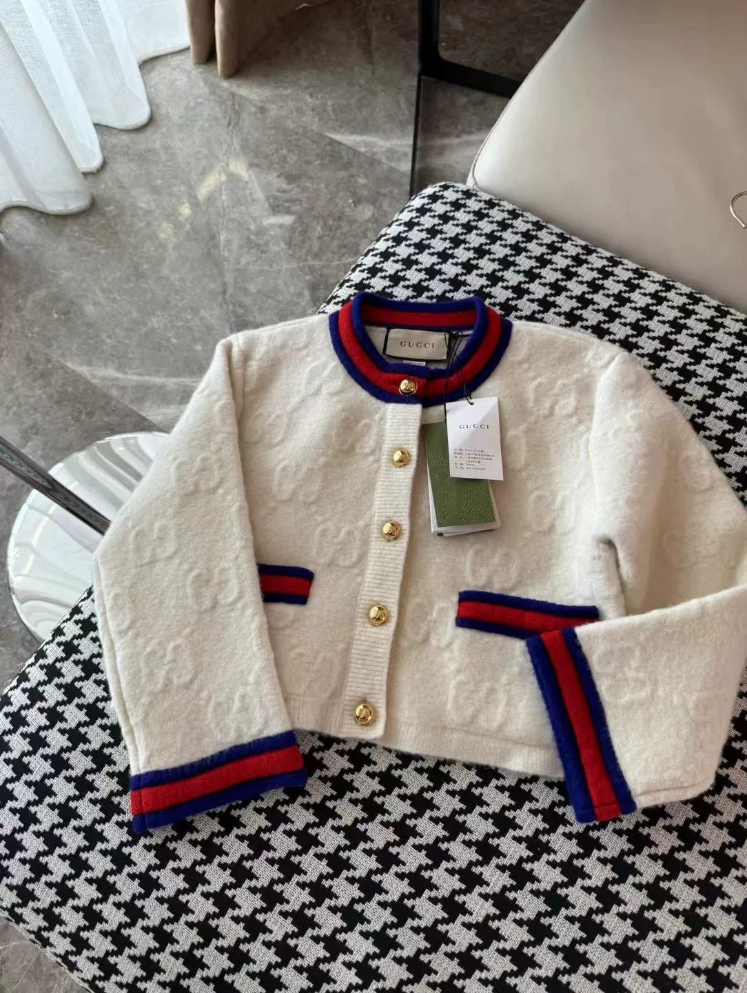 Gucci Gucci Striped Short Jacket Size S / US 4 / IT 40 - 4 Thumbnail