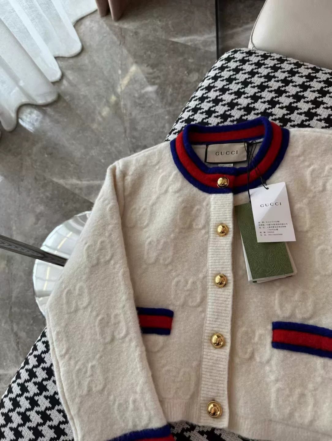 Gucci Gucci Striped Short Jacket Size S / US 4 / IT 40 - 5 Thumbnail