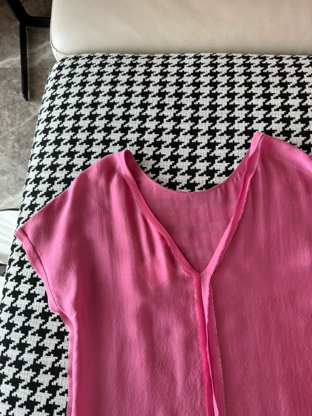 Chanel Chanel Silk Top in Pink Size XS / US 0-2 / IT 36-38 - 8 Thumbnail