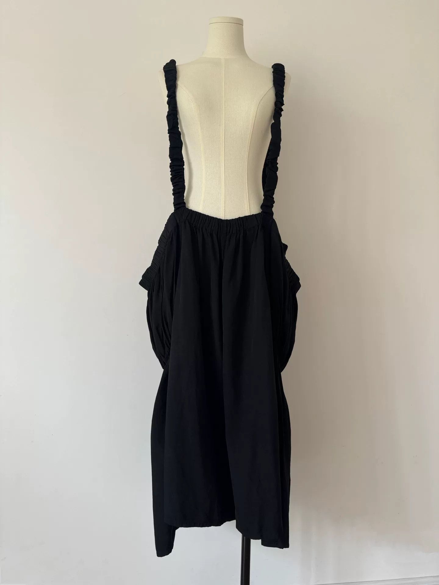 Yohji Yamamoto Limi Feu Suspender Skirt Pants Size 29" - 7 Thumbnail