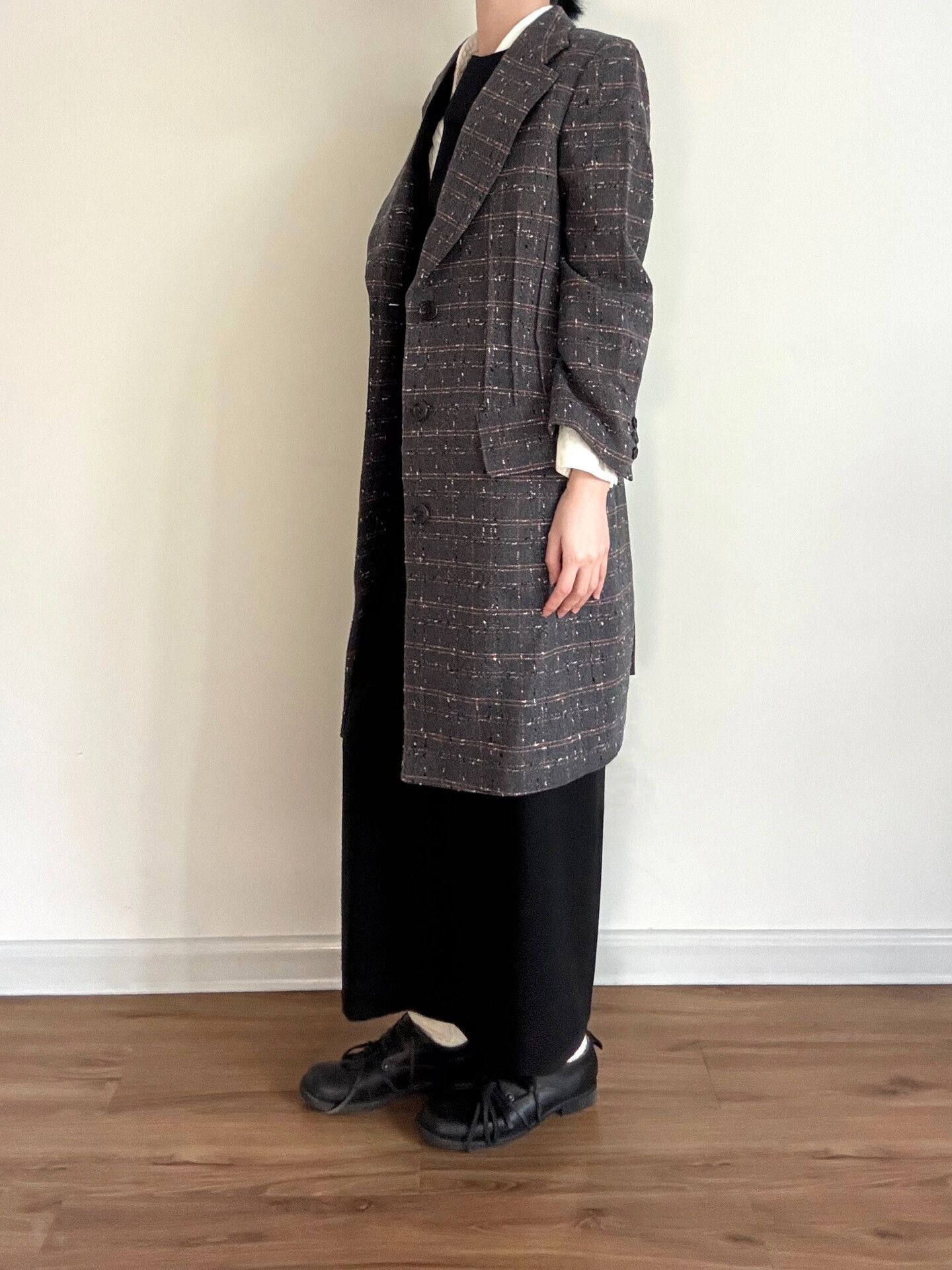 Rei Kawakubo Junya Watanabe Tweed Overcoat Size M / US 6-8 / IT 42-44 - 5 Thumbnail