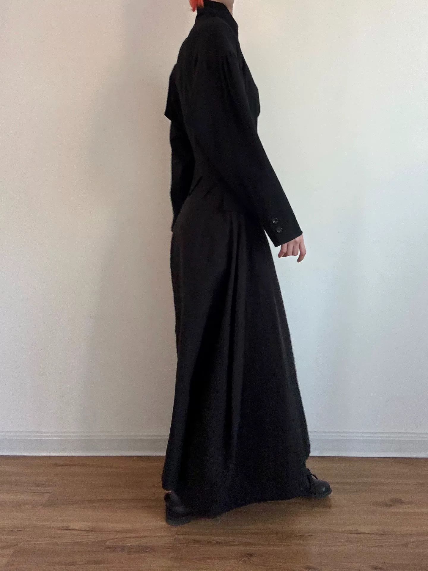 Y's Yohji Yamamoto Arc Skirt in Black Size 25" / US 0 / IT 36 - 5 Thumbnail