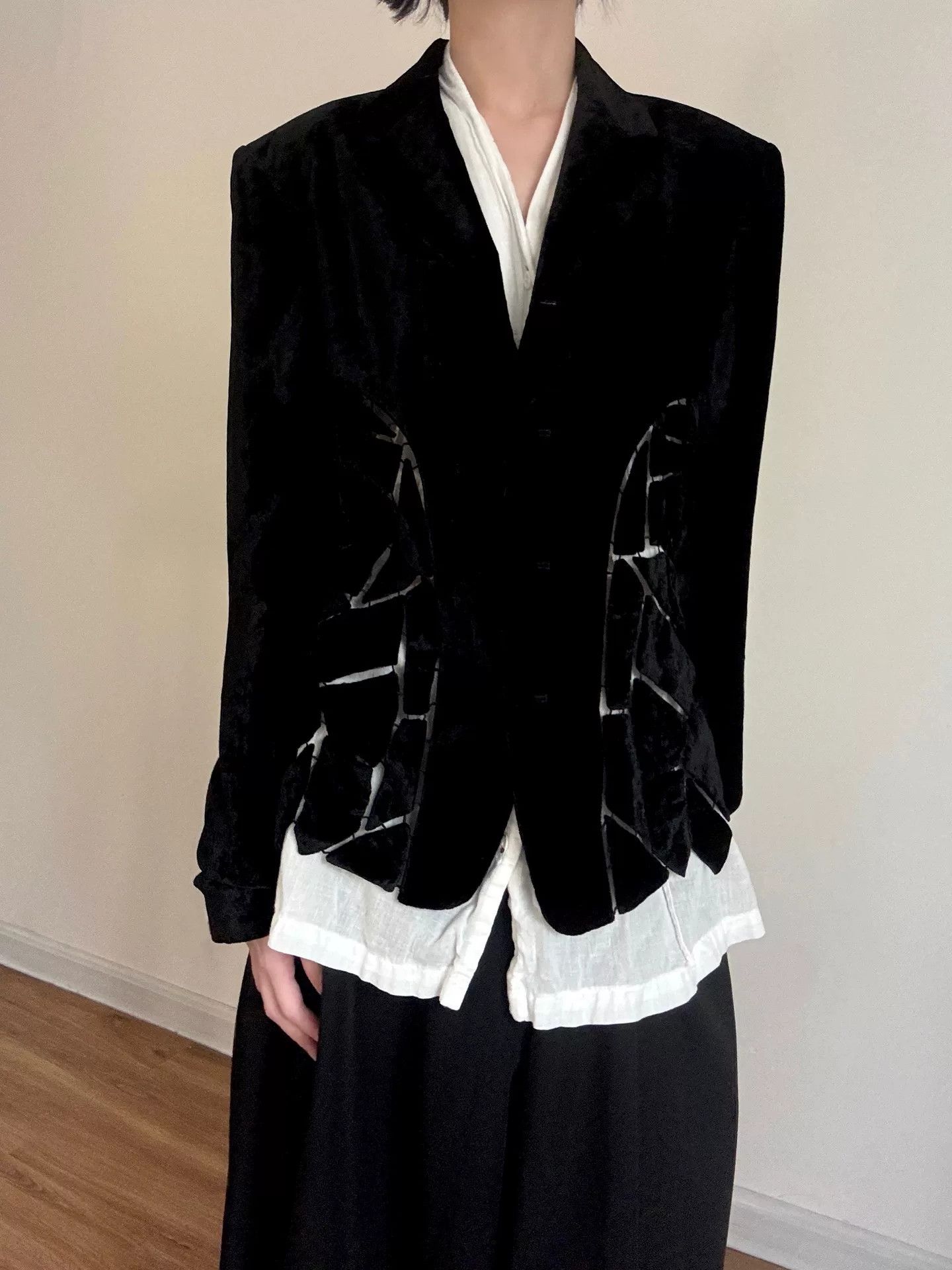 Tsumori Chisato Tsumori Chisato Velvet Patchwork Jacket Size M / US 6-8 / IT 42-44 - 2 Thumbnail