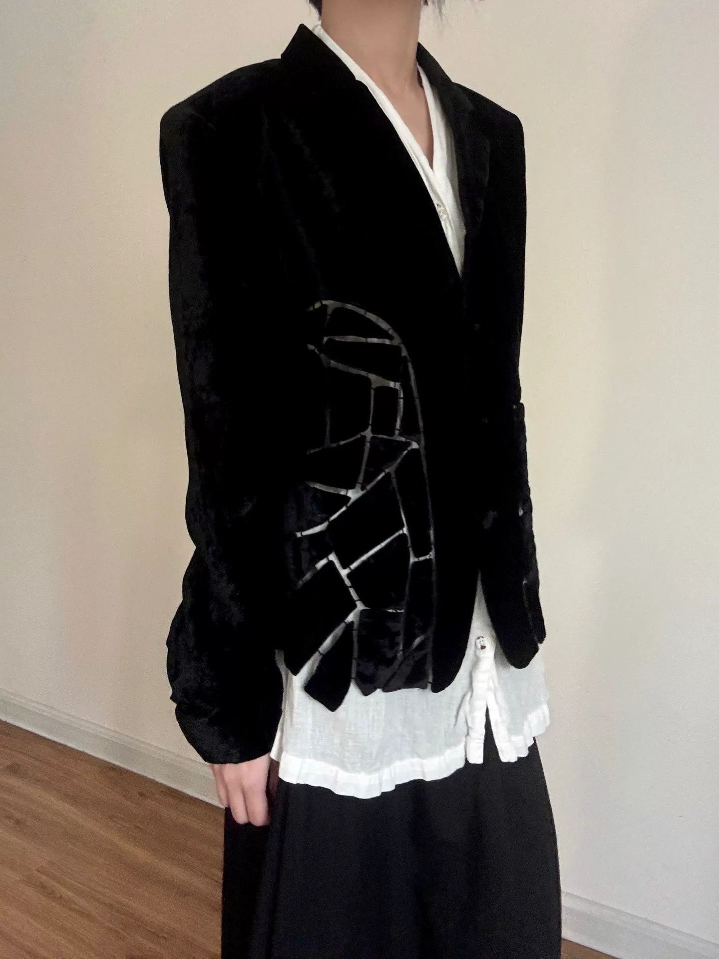 Tsumori Chisato Tsumori Chisato Velvet Patchwork Jacket Size M / US 6-8 / IT 42-44 - 3 Thumbnail