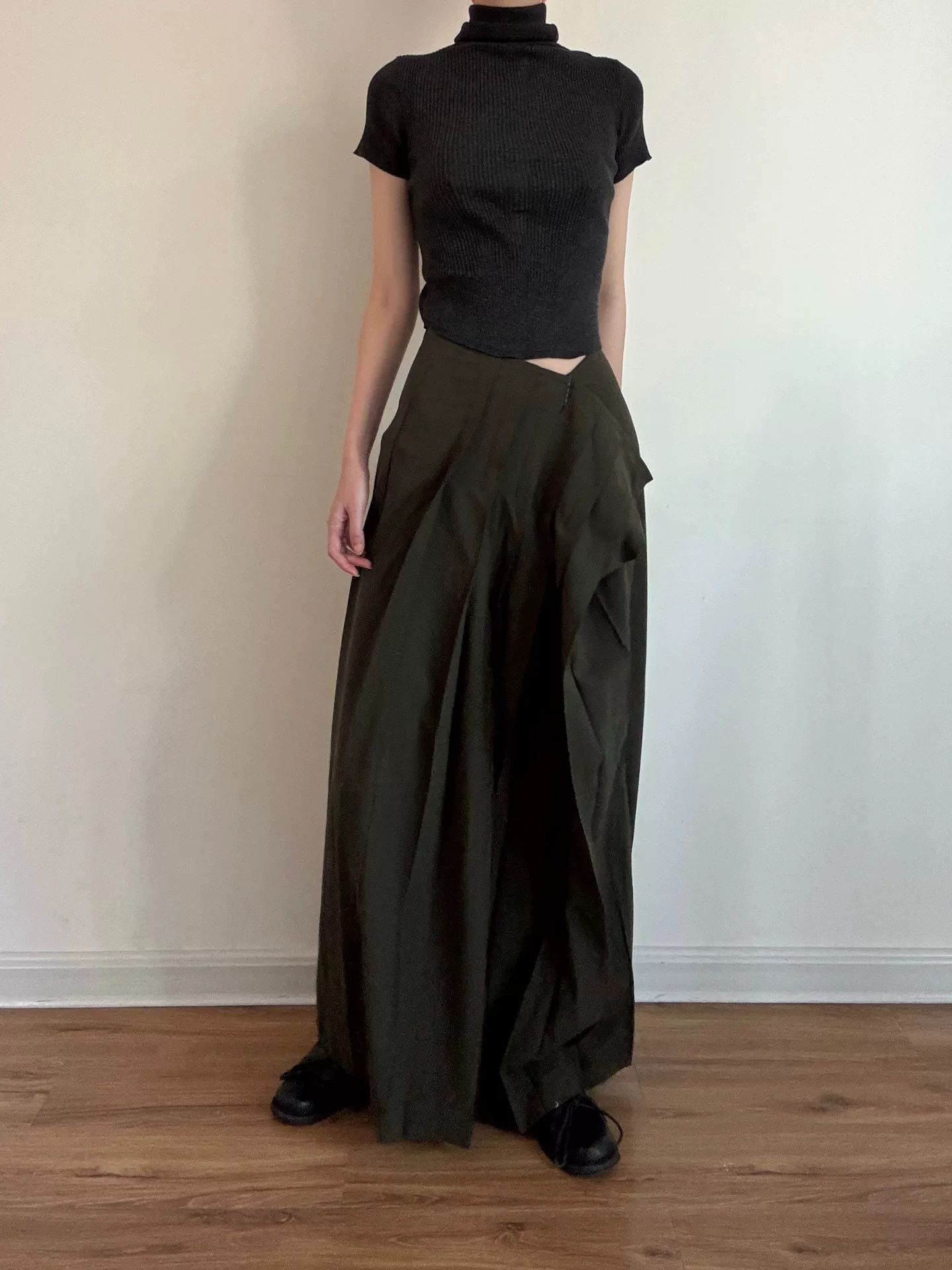 Y's Y's Yohji Yamamoto Pleated Skirt Size 26" / US 2 / IT 38 - 6 Thumbnail