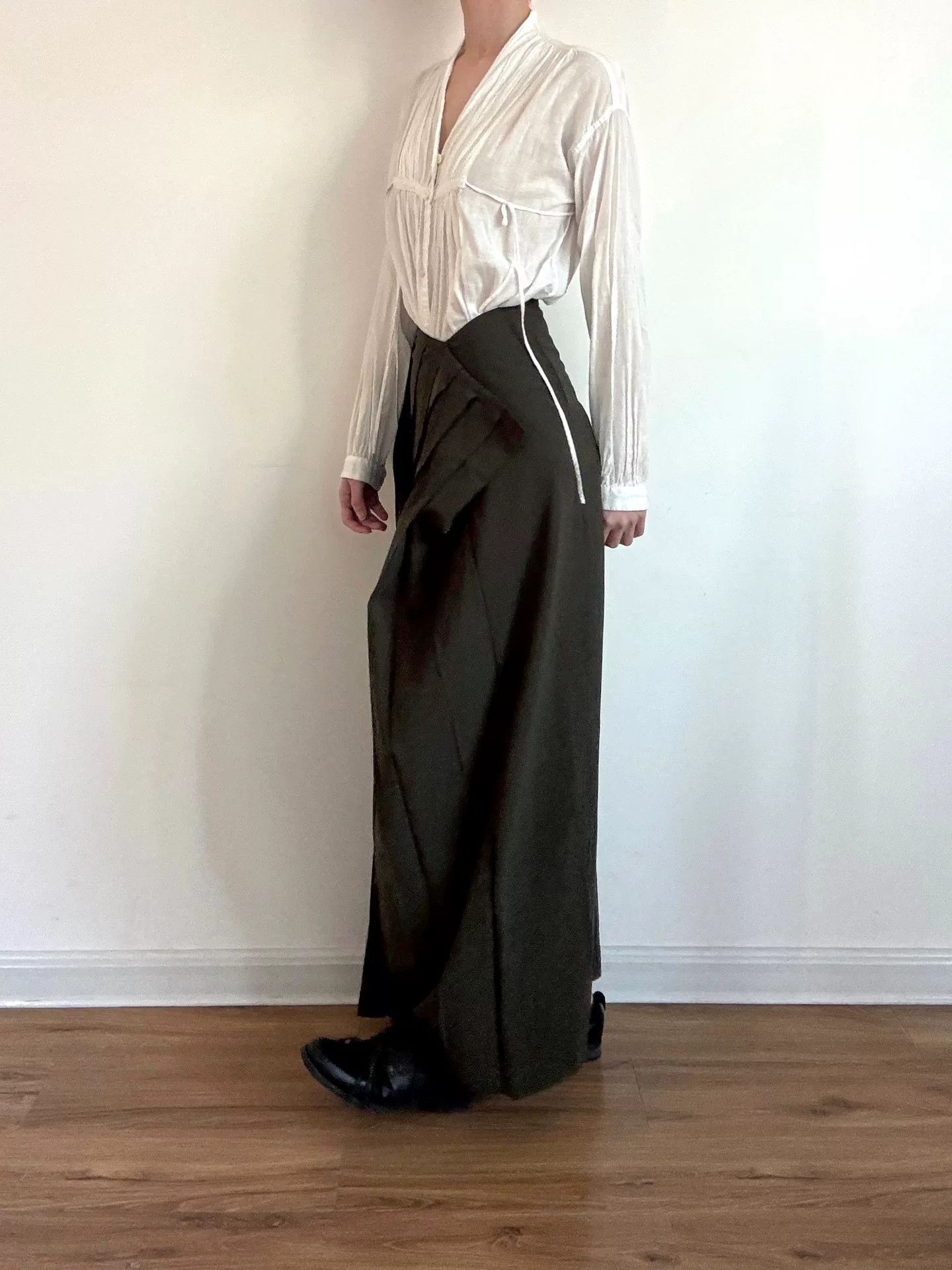 Y's Y's Yohji Yamamoto Pleated Skirt Size 26" / US 2 / IT 38 - 3 Thumbnail